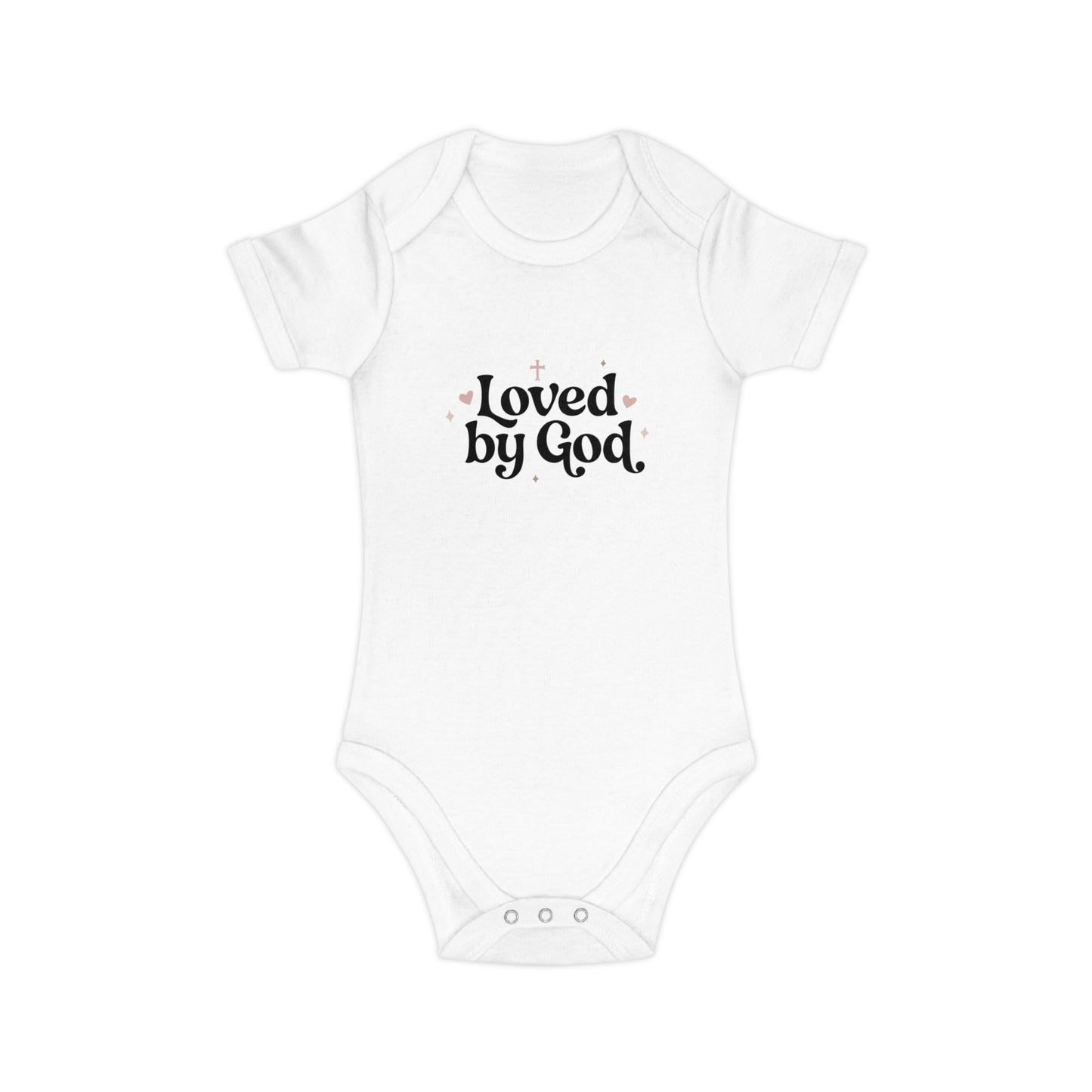 Loved by God Baby Bodysuit - Christian Infant Onesie
