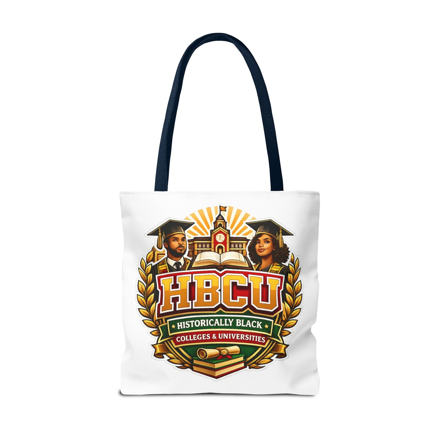 HBCU Crest Tote Bag — Historically Black Colleges & Universities Graduation Tote