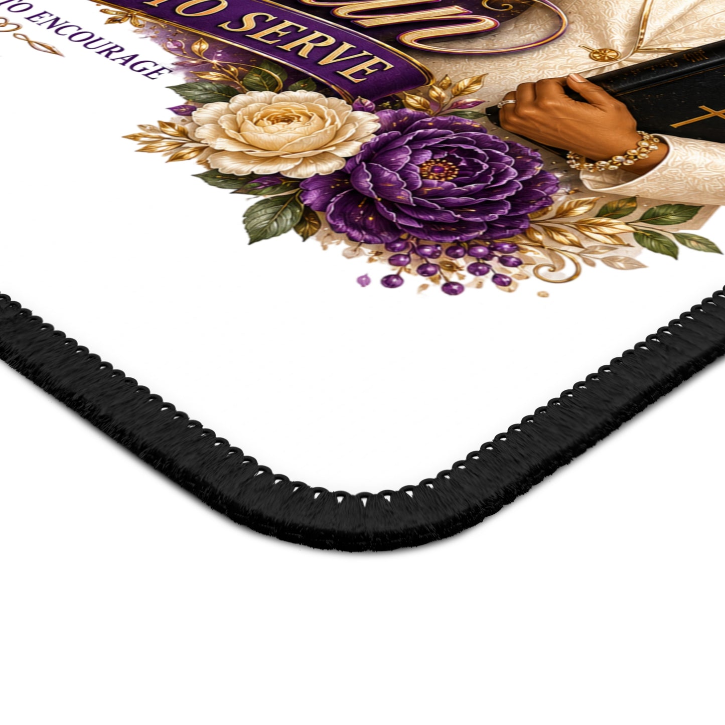 Anointed Woman Gaming Mouse Pad — "Called to Serve" Inspirational Christian Design