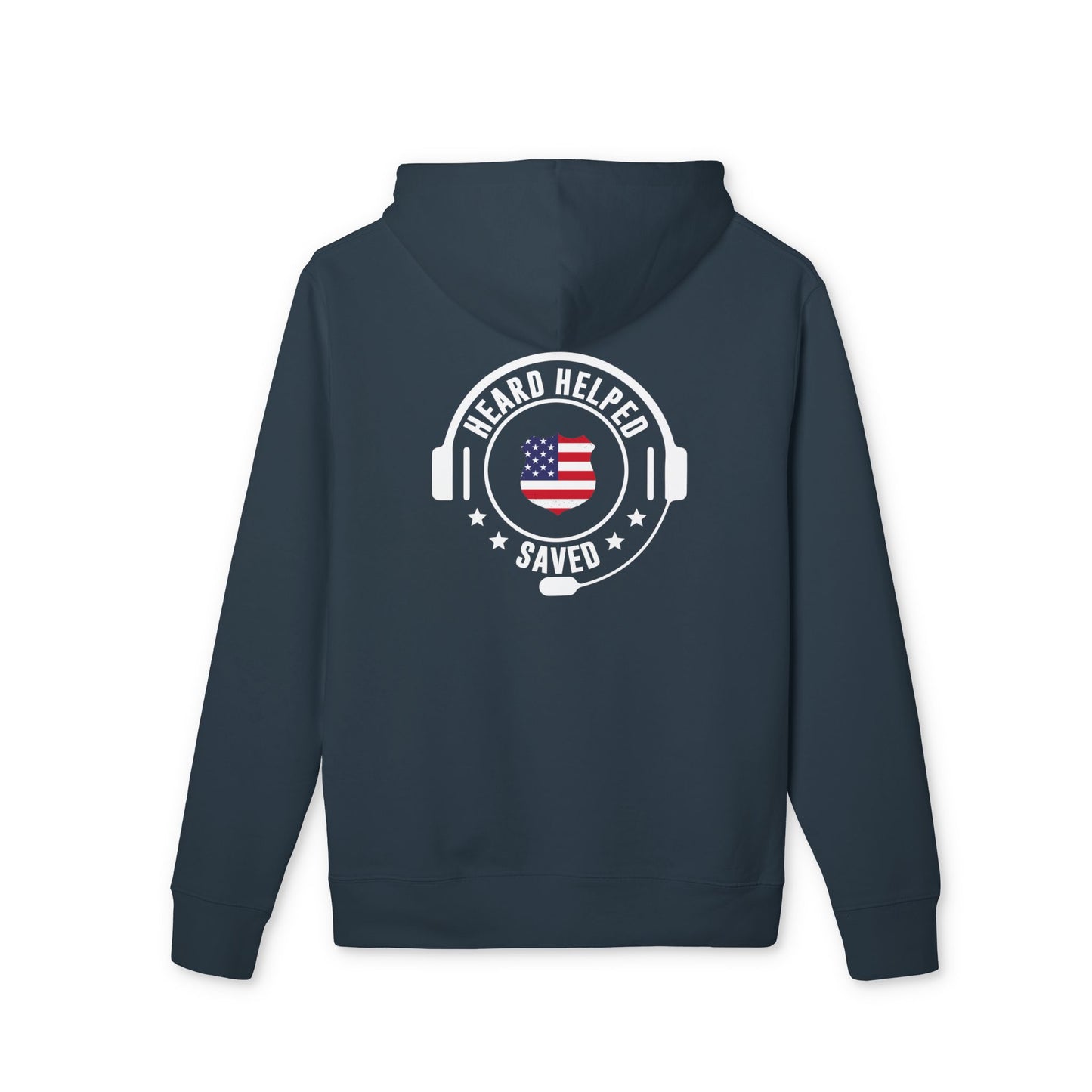 Helld Helped Saved Hoodie — Patriotic Call Center USA Headset Sweatshirt