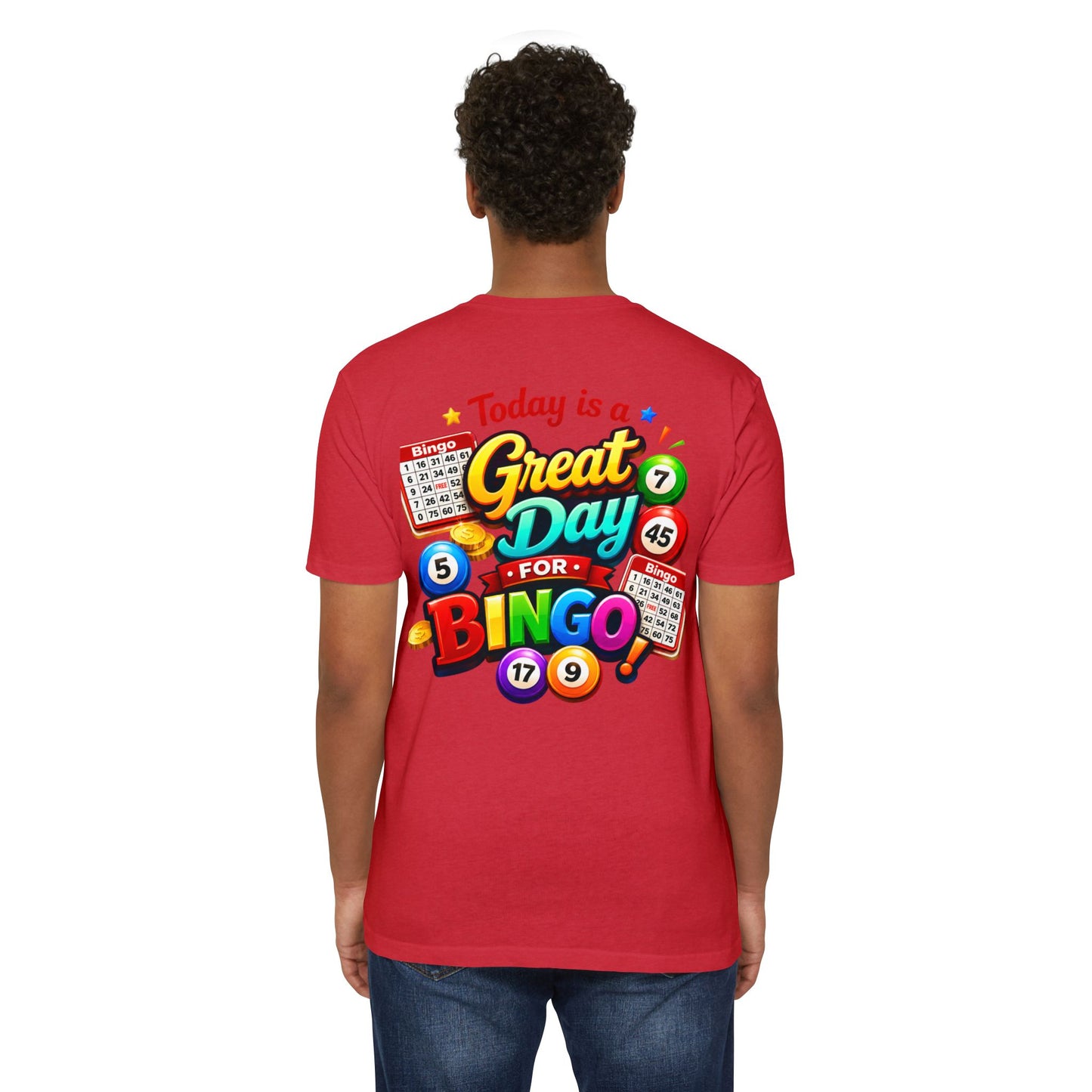 Bingo T-Shirt — "Today Is a Great Day for Bingo" Retro Game Night Tee