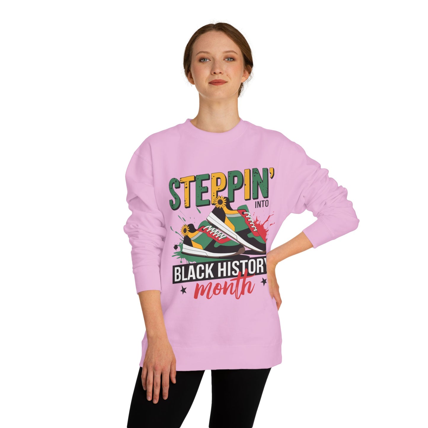 Steppin' Into Black History Month Sweatshirt
