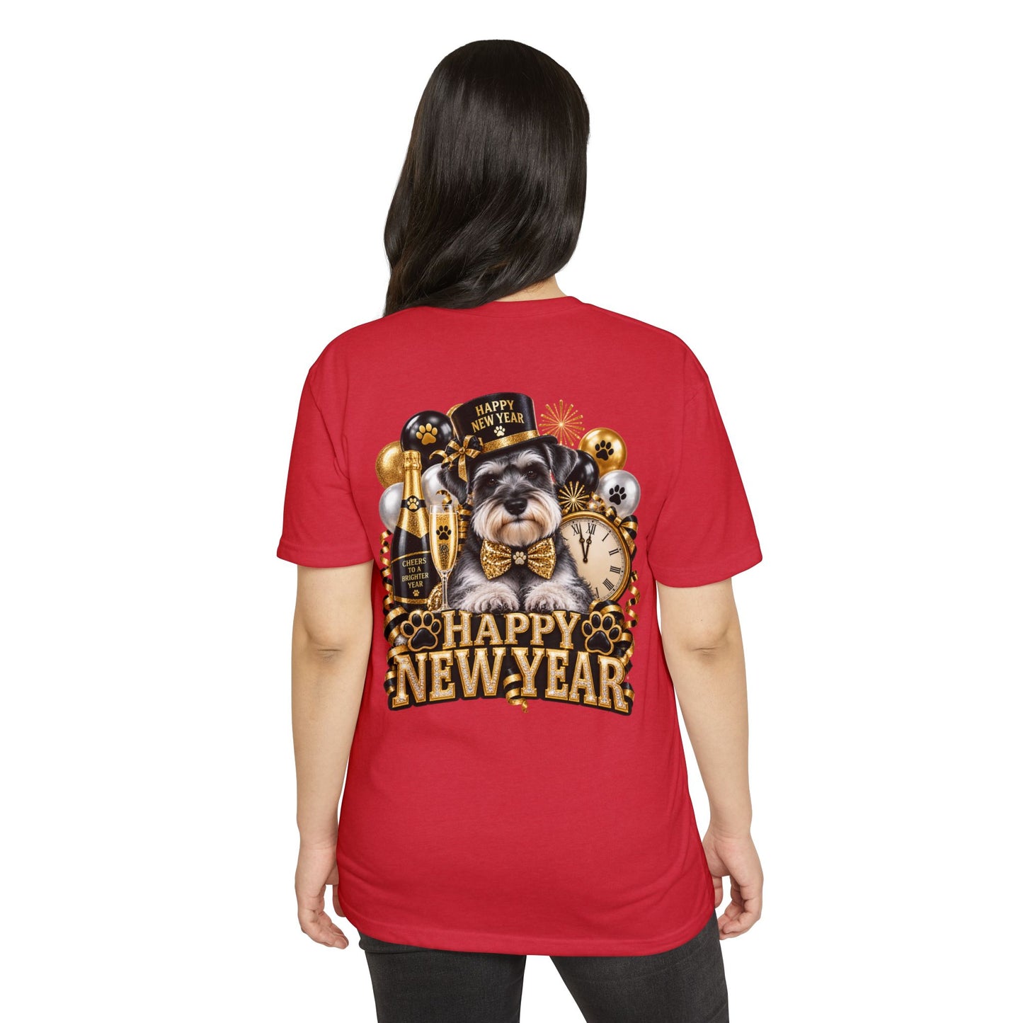 Happy New Year Schnauzer T-Shirt