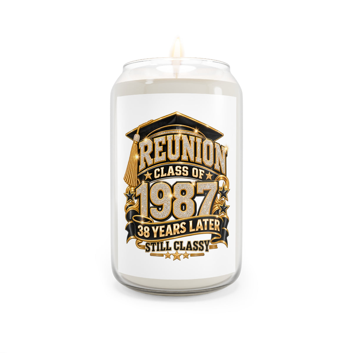 Reunion Class of 1987 Soy Candle — 38 Years Later 'Still Classy' Scented Candle
