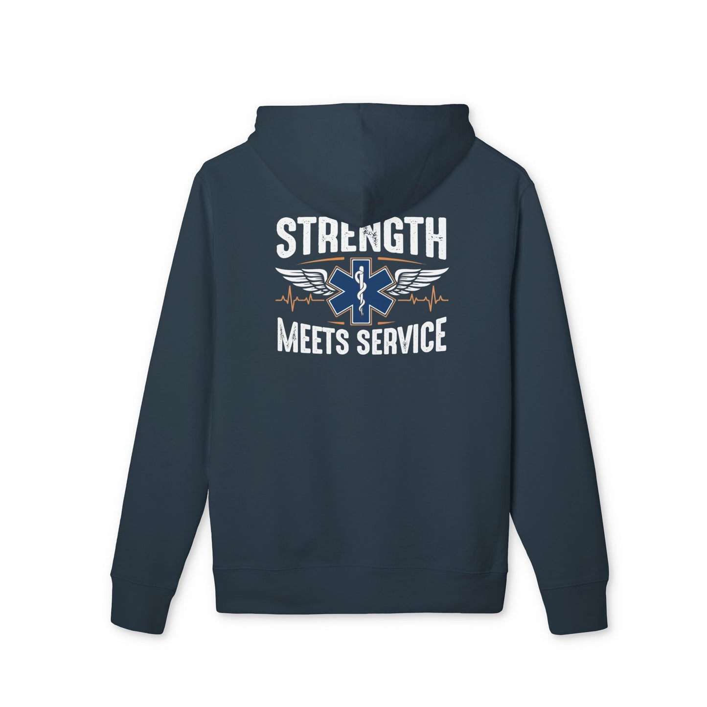 Strength Meets Service Hoodie — EMS Paramedic Pullover