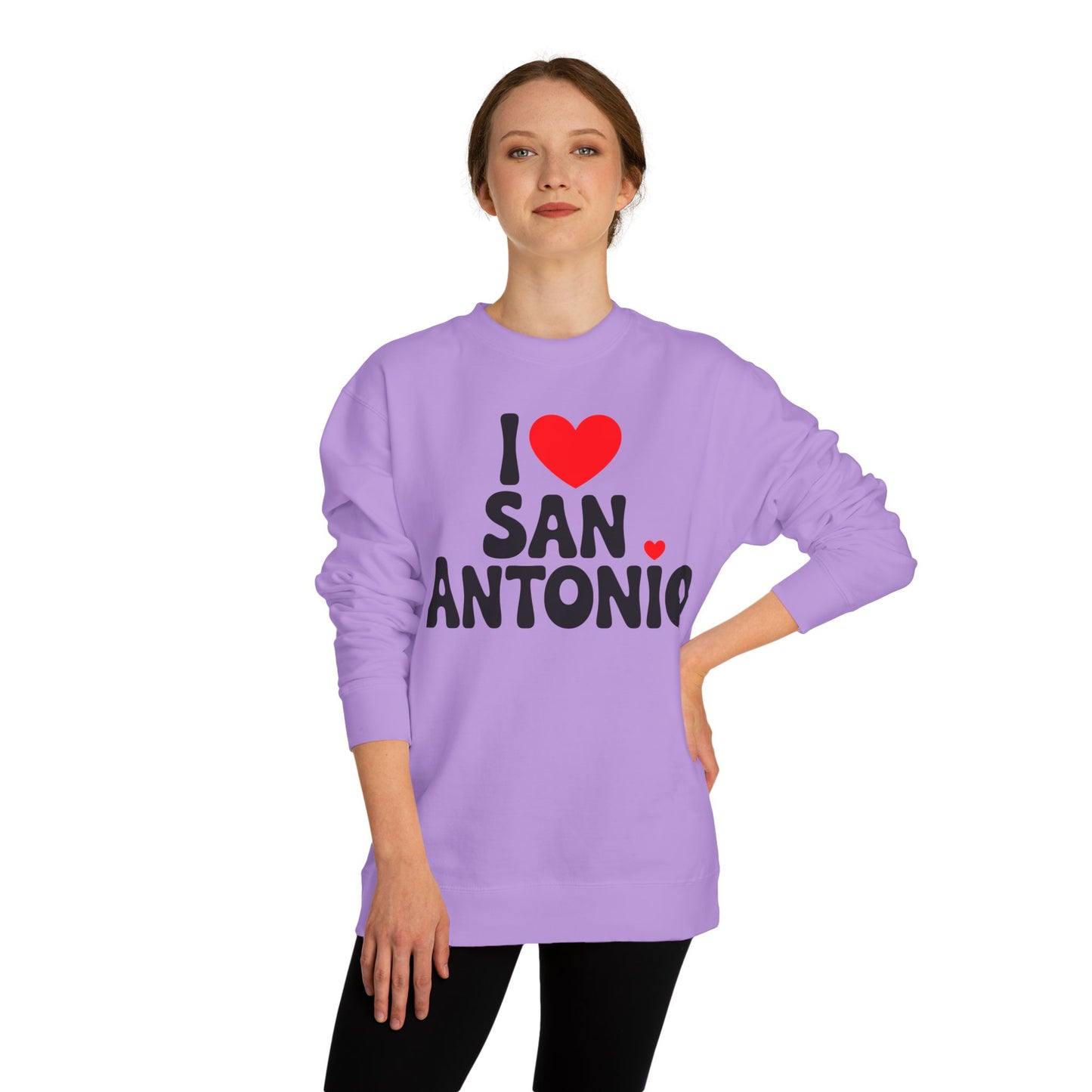 I Heart San Antonio Sweatshirt — Cute City Pride Crewneck