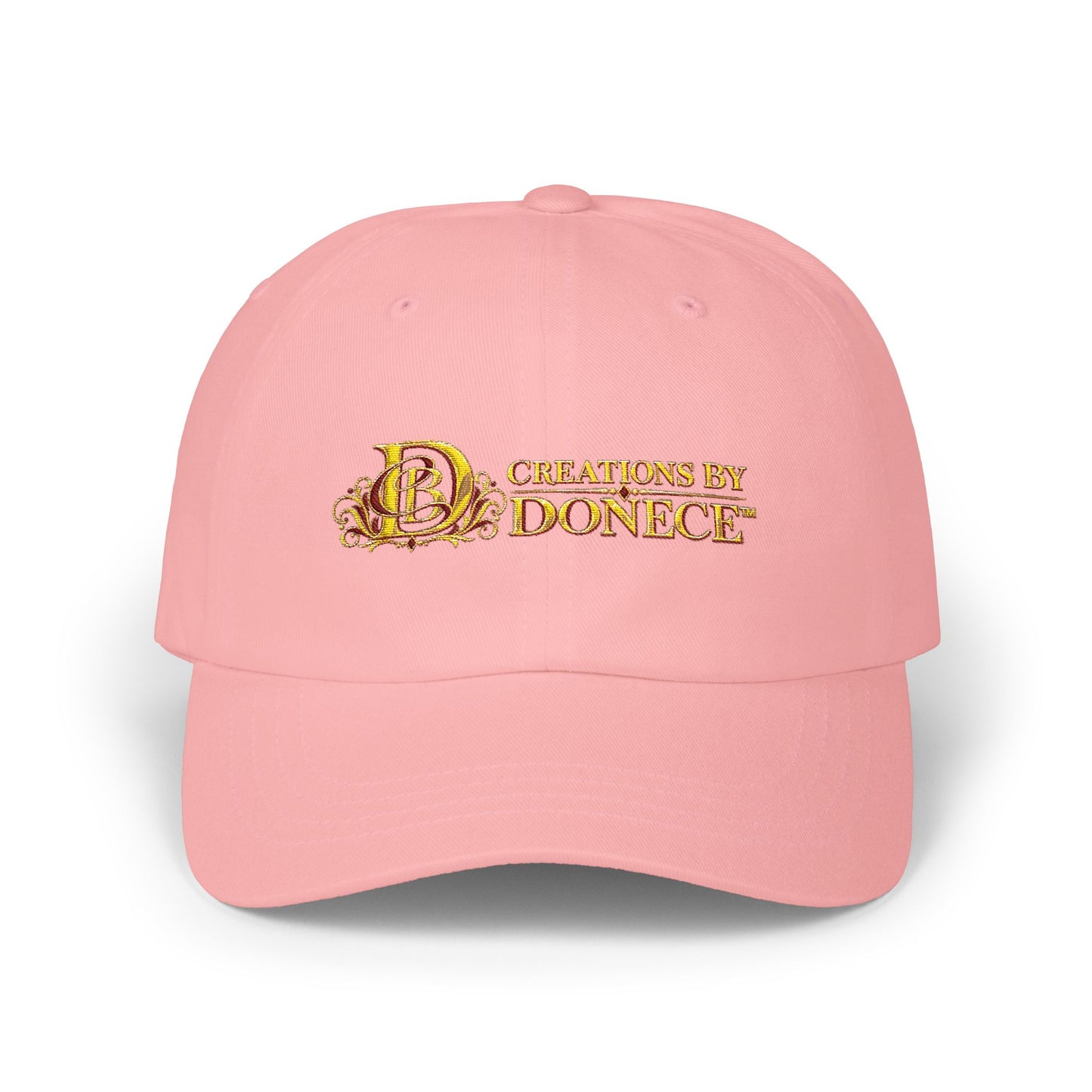 Dad Cap — Creations by Donrice Embroidered Logo Hat