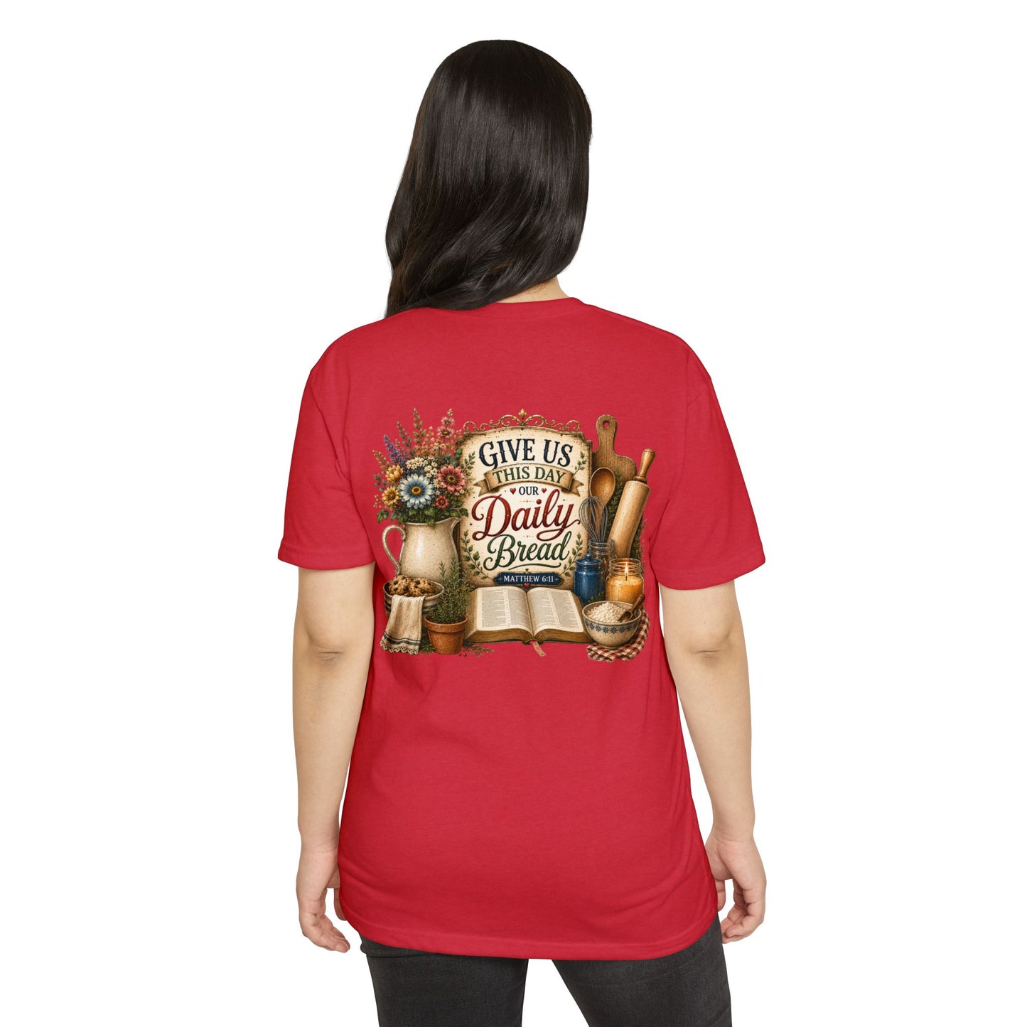 Daily Bread T-Shirt — Vintage Kitchen Bible Design