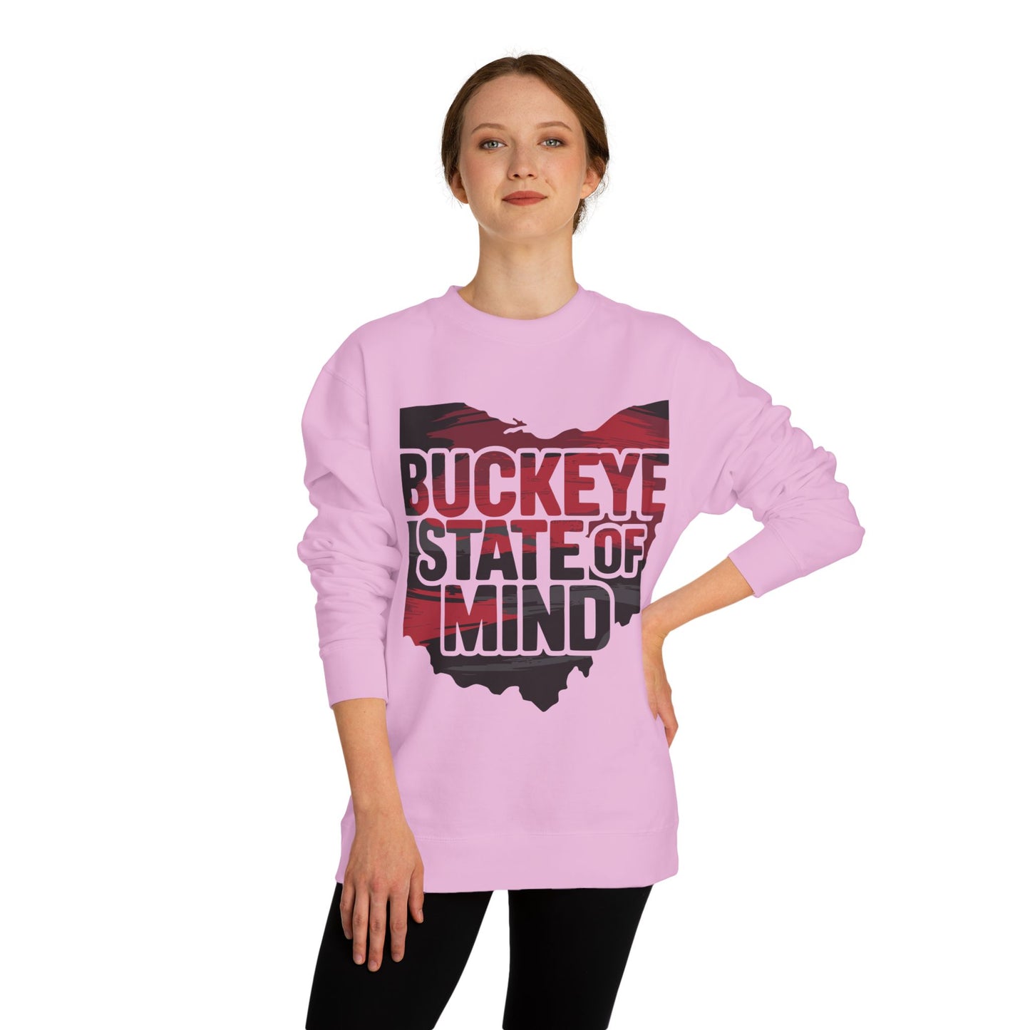 Buckeye State of Mind Sweatshirt — Ohio Vintage Crewneck for Fans