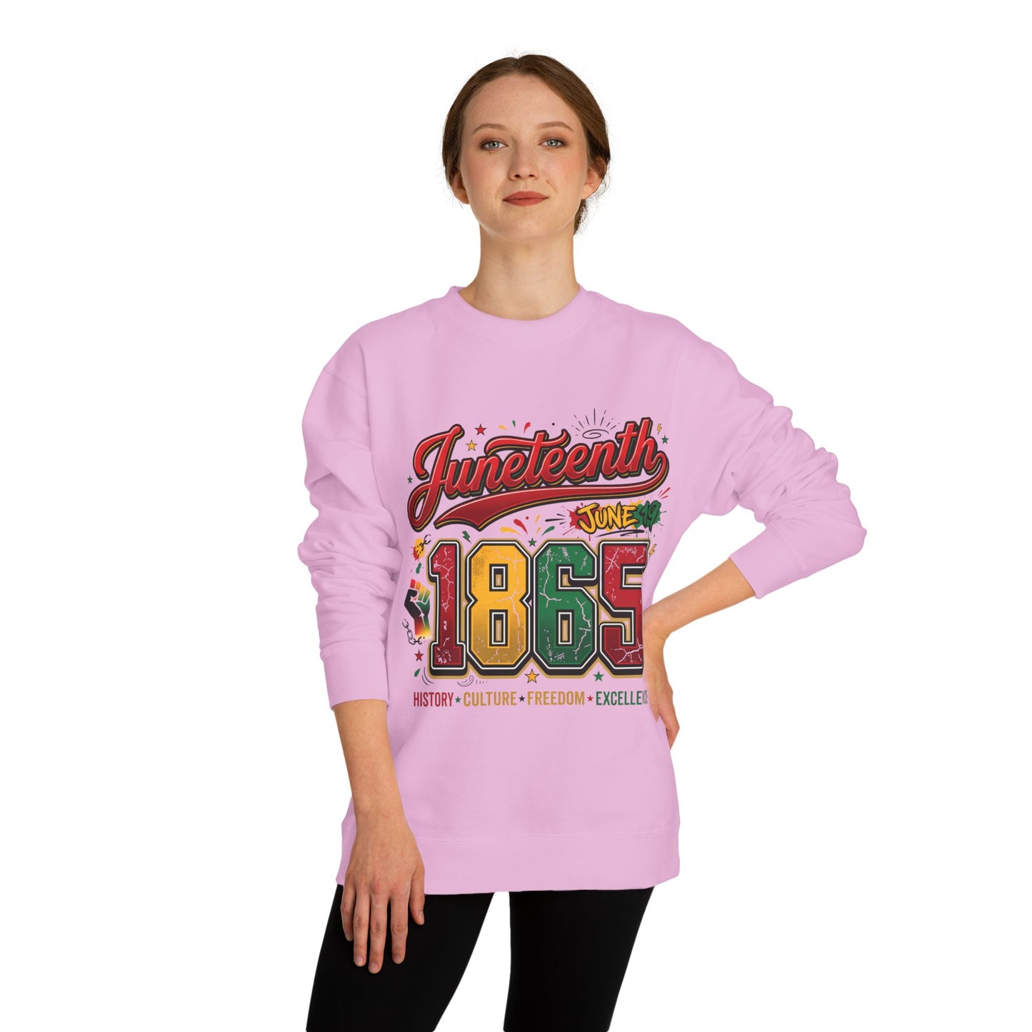 Juneteenth 1865 Crewneck Sweatshirt — History • Culture • Freedom