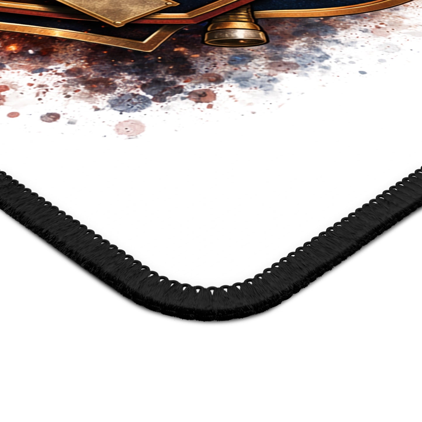 Never Forget 9/11 Gaming Mouse Pad — Firefighter Tribute Memorial Desk Mat