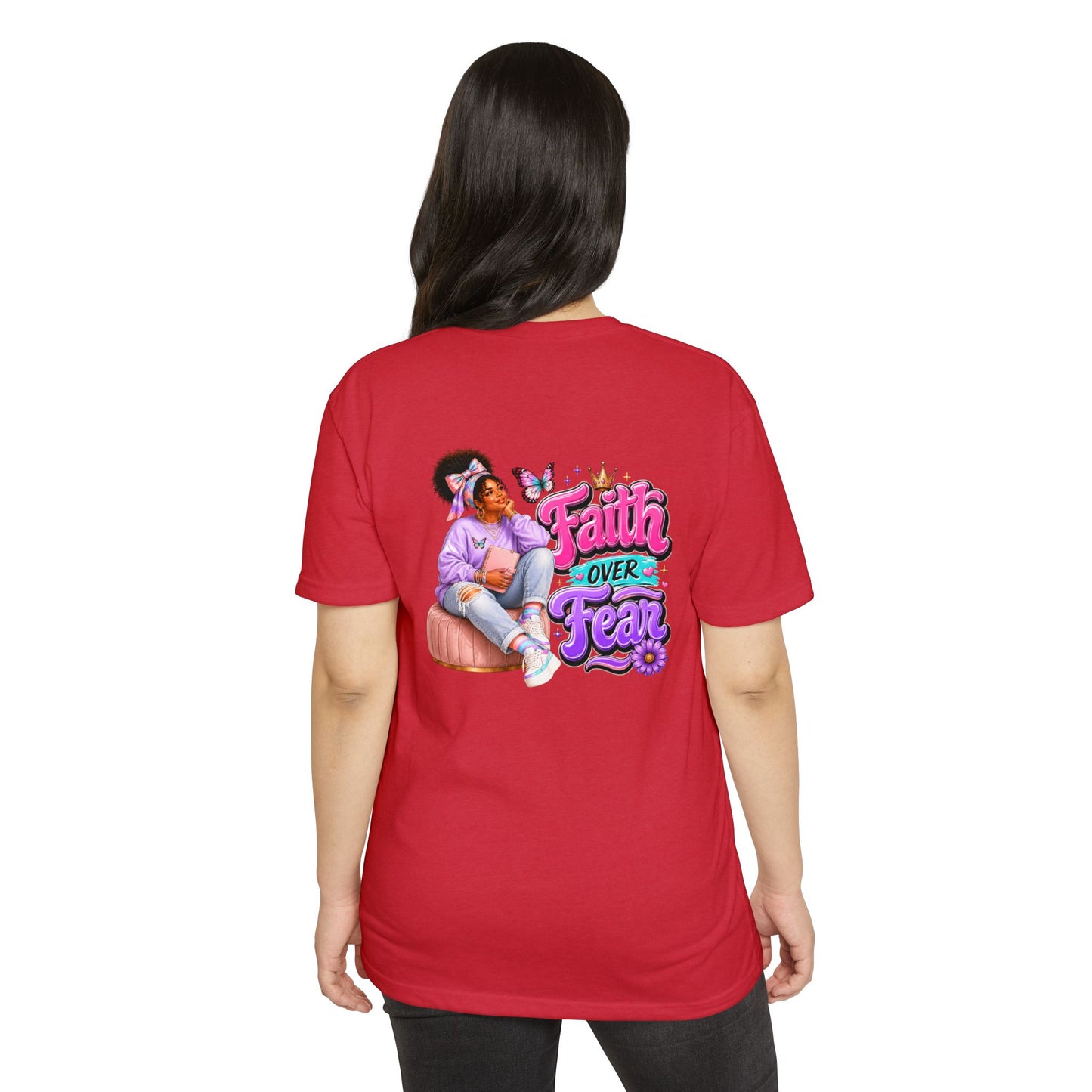Faith Over Fear T‑Shirt — Inspirational Christian Graphic Tee