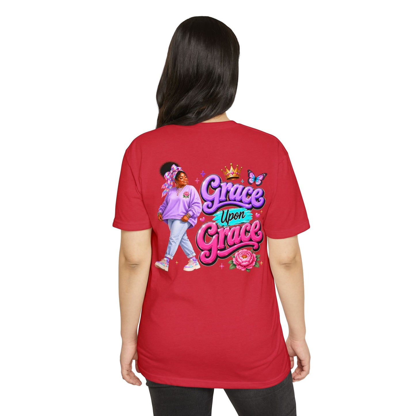 Grace Upon Grace T-Shirt — Inspirational Girl Faith Tee
