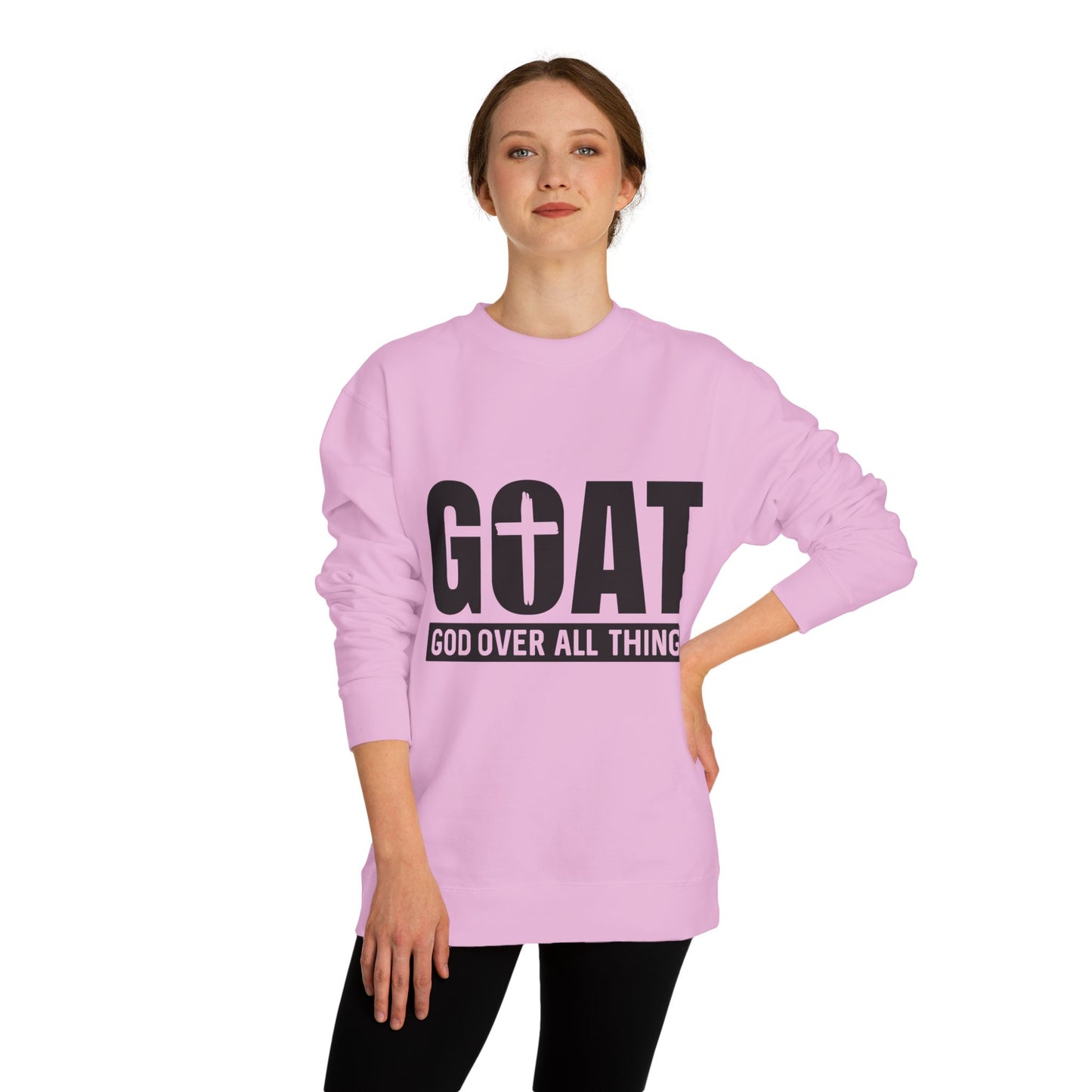 GOAT "God Over All Things" Sweatshirt - Christian Crewneck