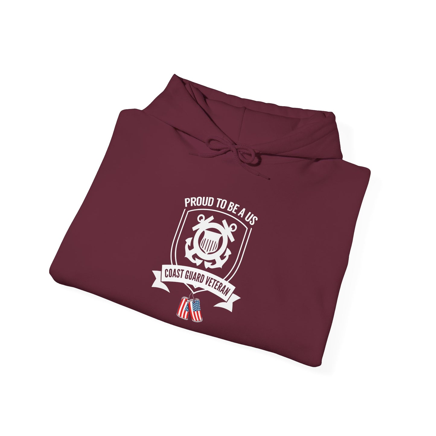 Proud to Be a US Coast Guard Veteran Hoodie