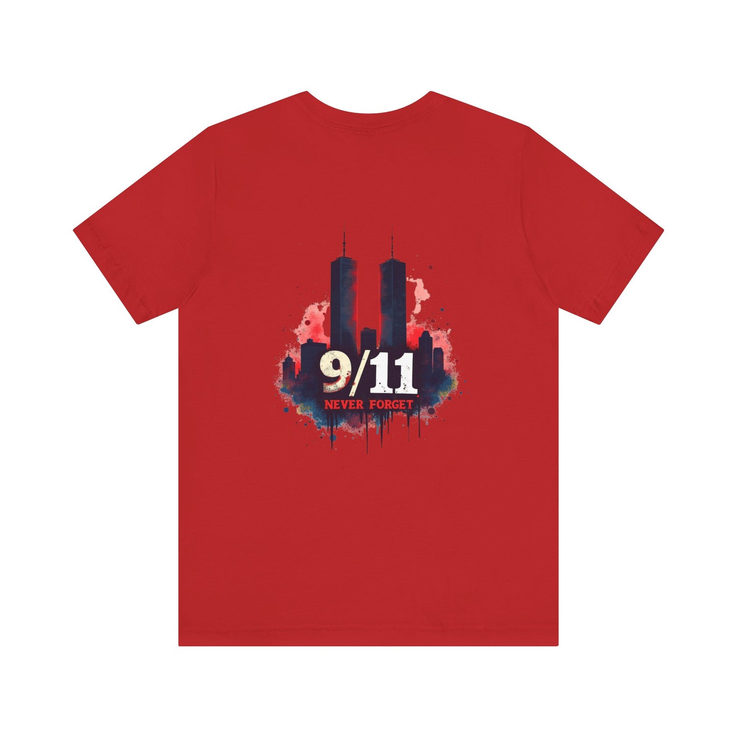9/11 Never Forget T-Shirt — World Trade Center Memorial Tee