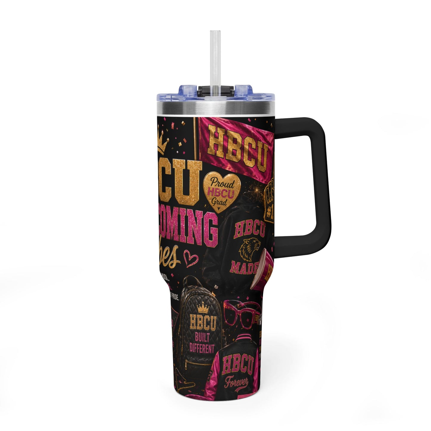 HBCU Homecoming Vibes 40oz Vacuum Tumbler