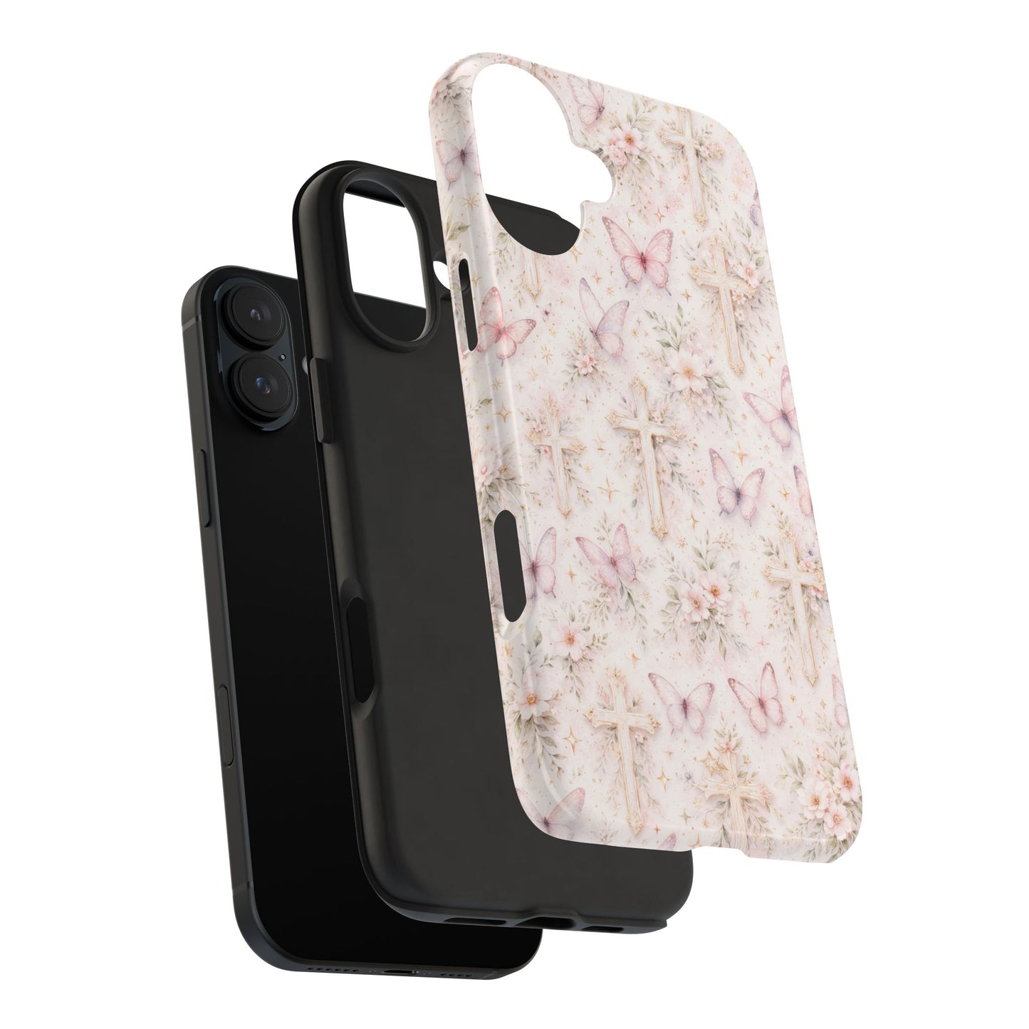 Blessed Wings Phone Case | Christian Floral iPhone Case