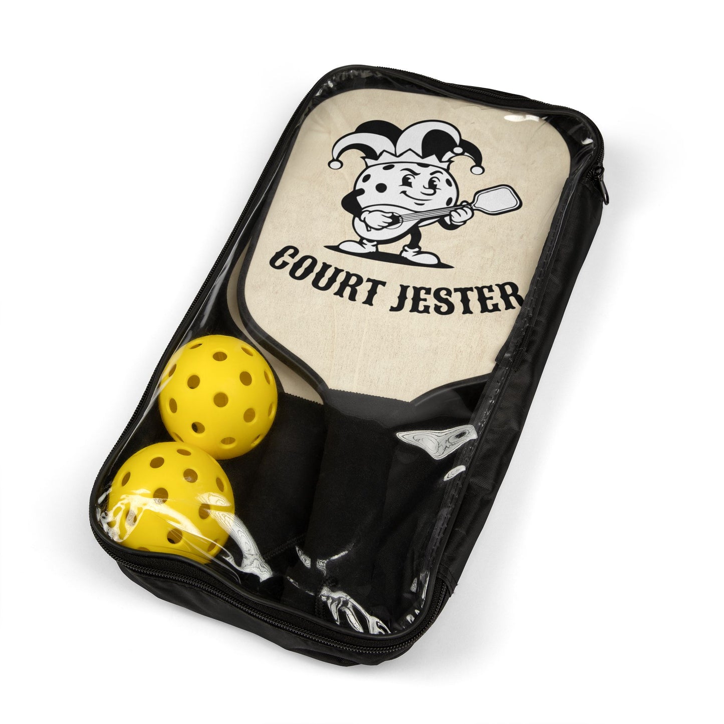 Court Jester Pickleball Paddle Set – Vintage Jester Design Pickleball Kit