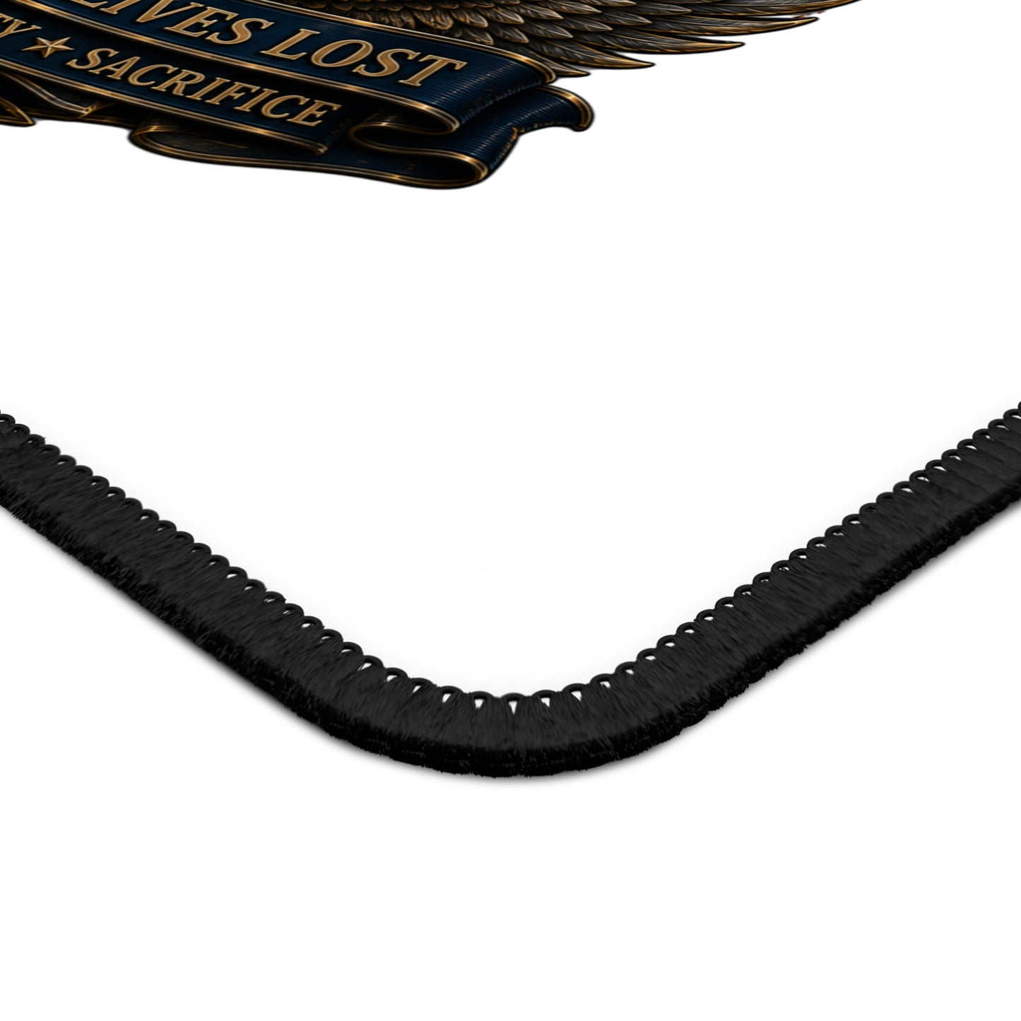9/11 Memorial Gaming Mouse Pad — "We Will Never Forget" Tribute with Twin Towers & American Flag