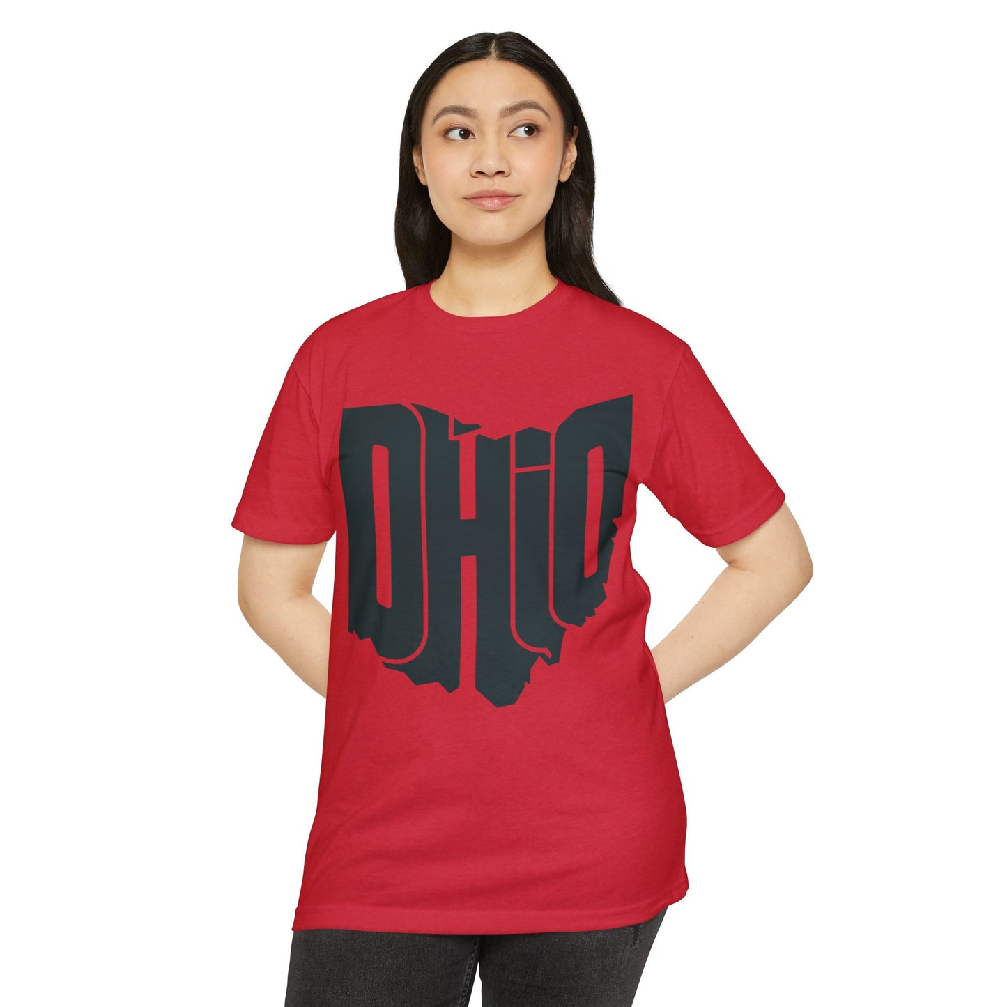 Ohio State Outline T-Shirt — Bold Retro OHIO Graphic Tee
