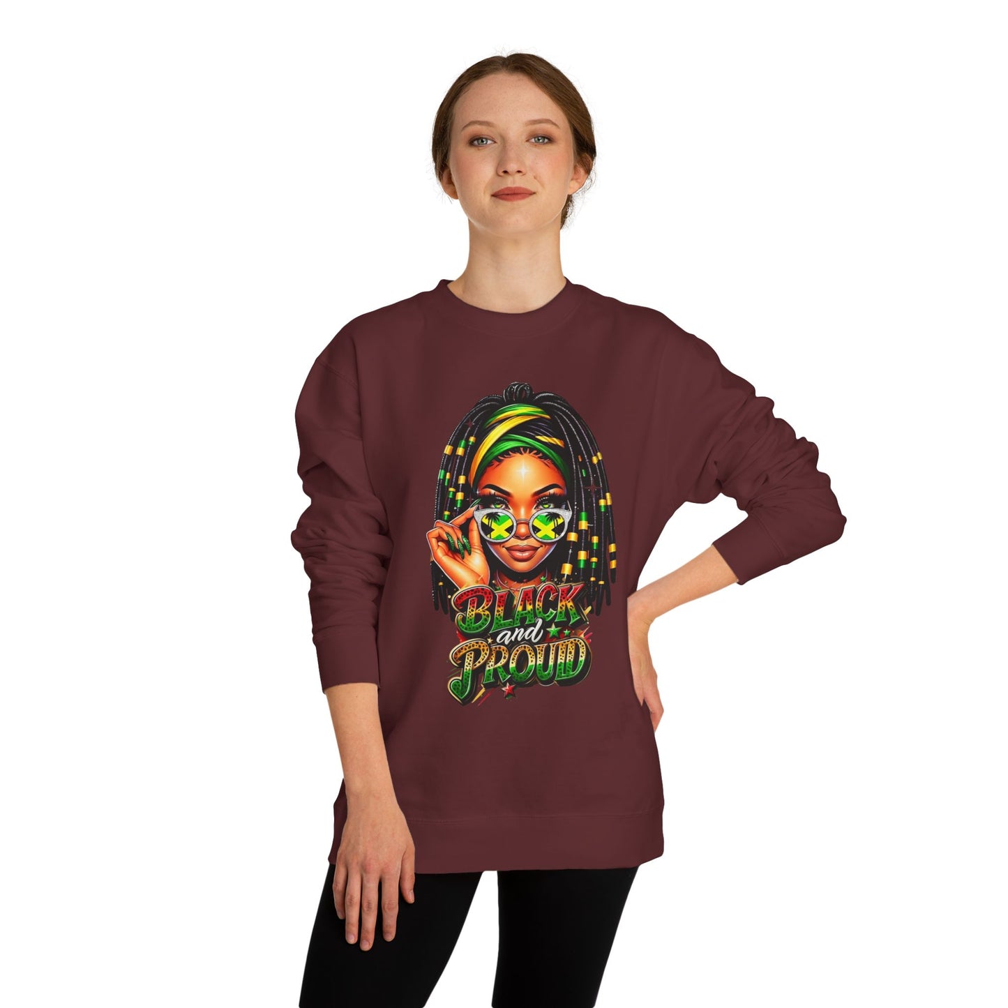 Black and Proud Crewneck Sweatshirt