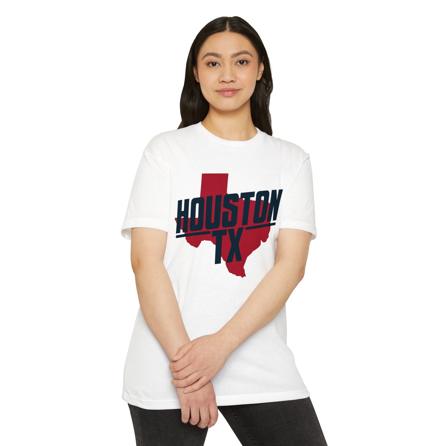Houston TX State Outline T-Shirt — Retro City Pride Tee