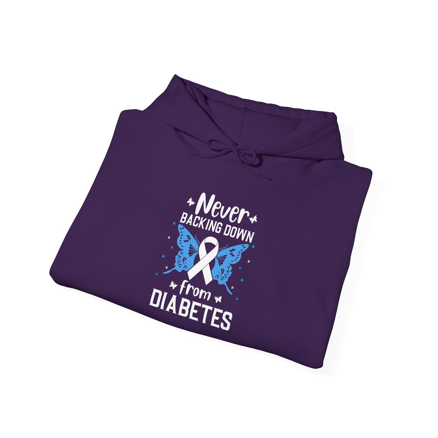 "Never Backing Down from Diabetes" Hoodie