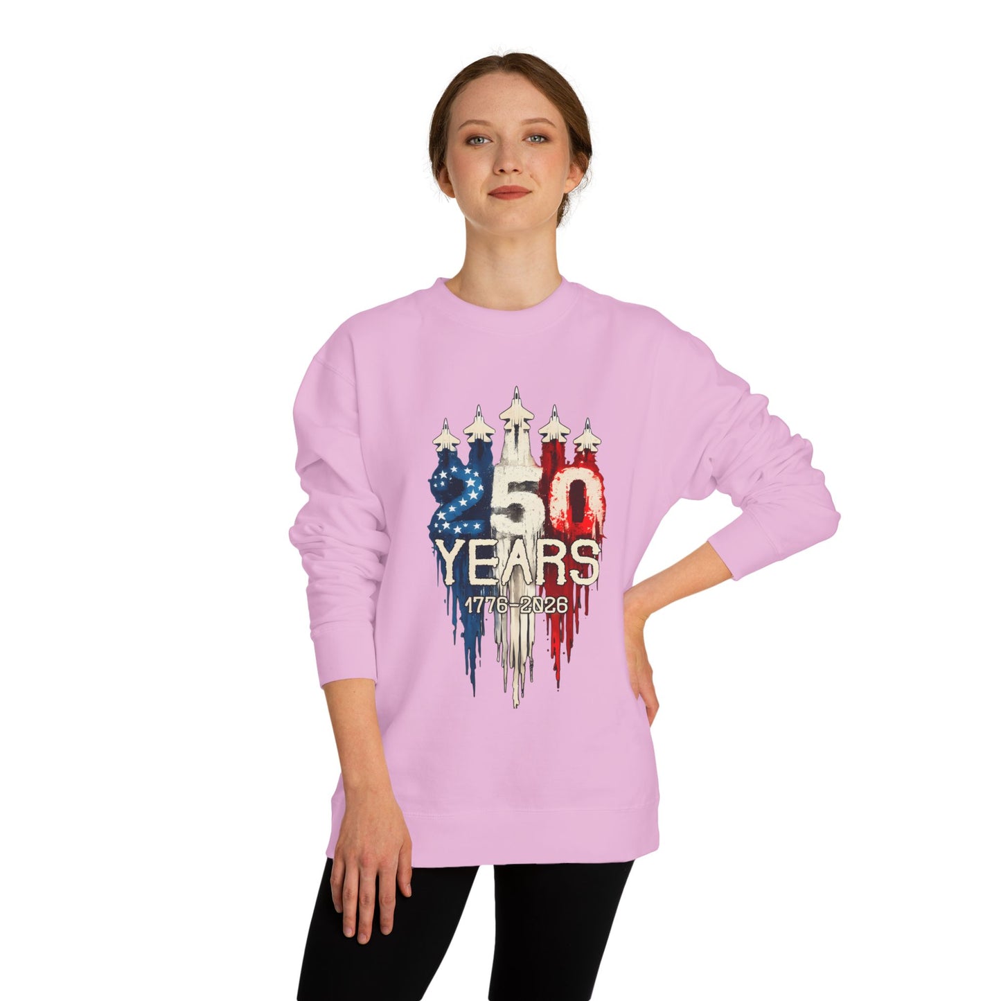 50 Years Anniversary Sweatshirt — Patriotic USA Flag Design (1971–2021)