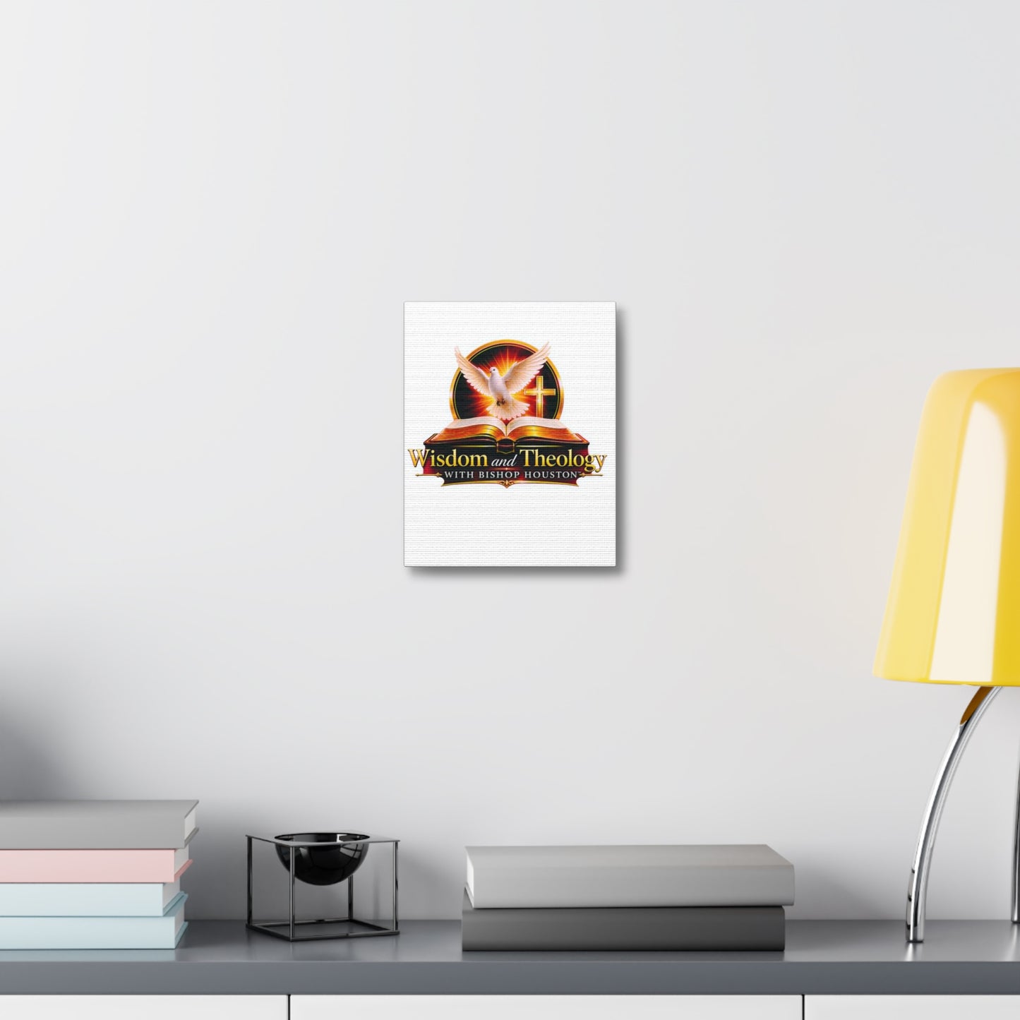 Stretched Canvas - "Wisdom and Theology with Bishop Houston" Christian Wall Art