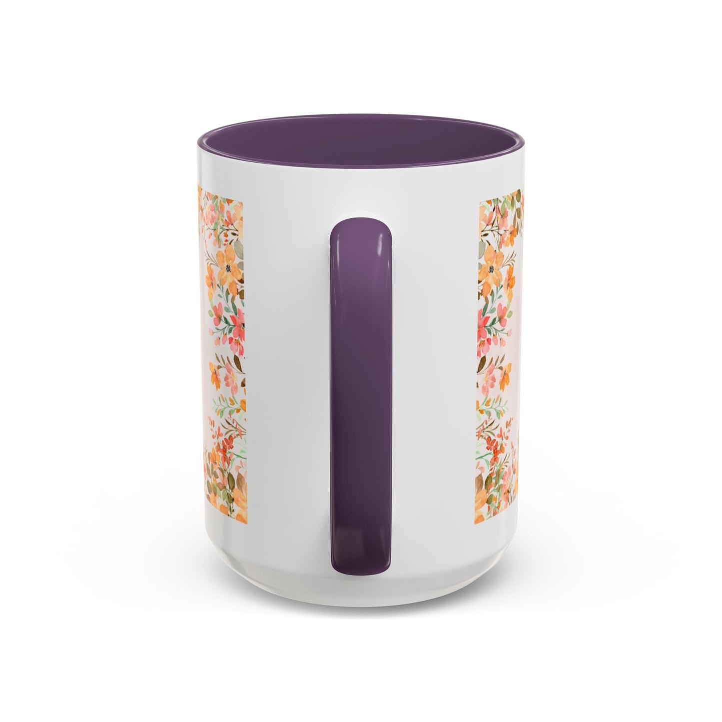 Life Began With You Mom Floral Accent Coffee Mug