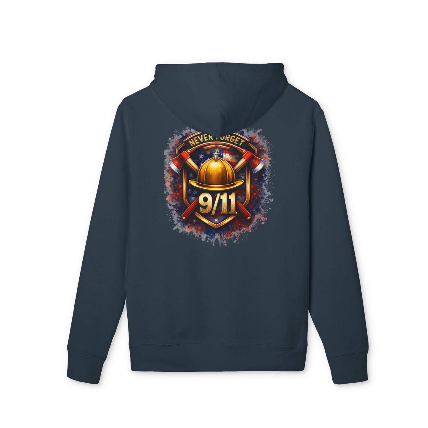 9/11 Never Forget Firefighter Tribute Hoodie