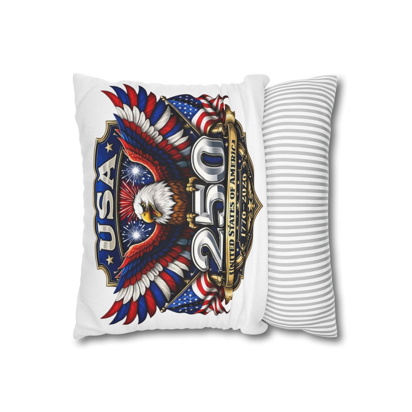 Spun Polyester Square Pillowcase