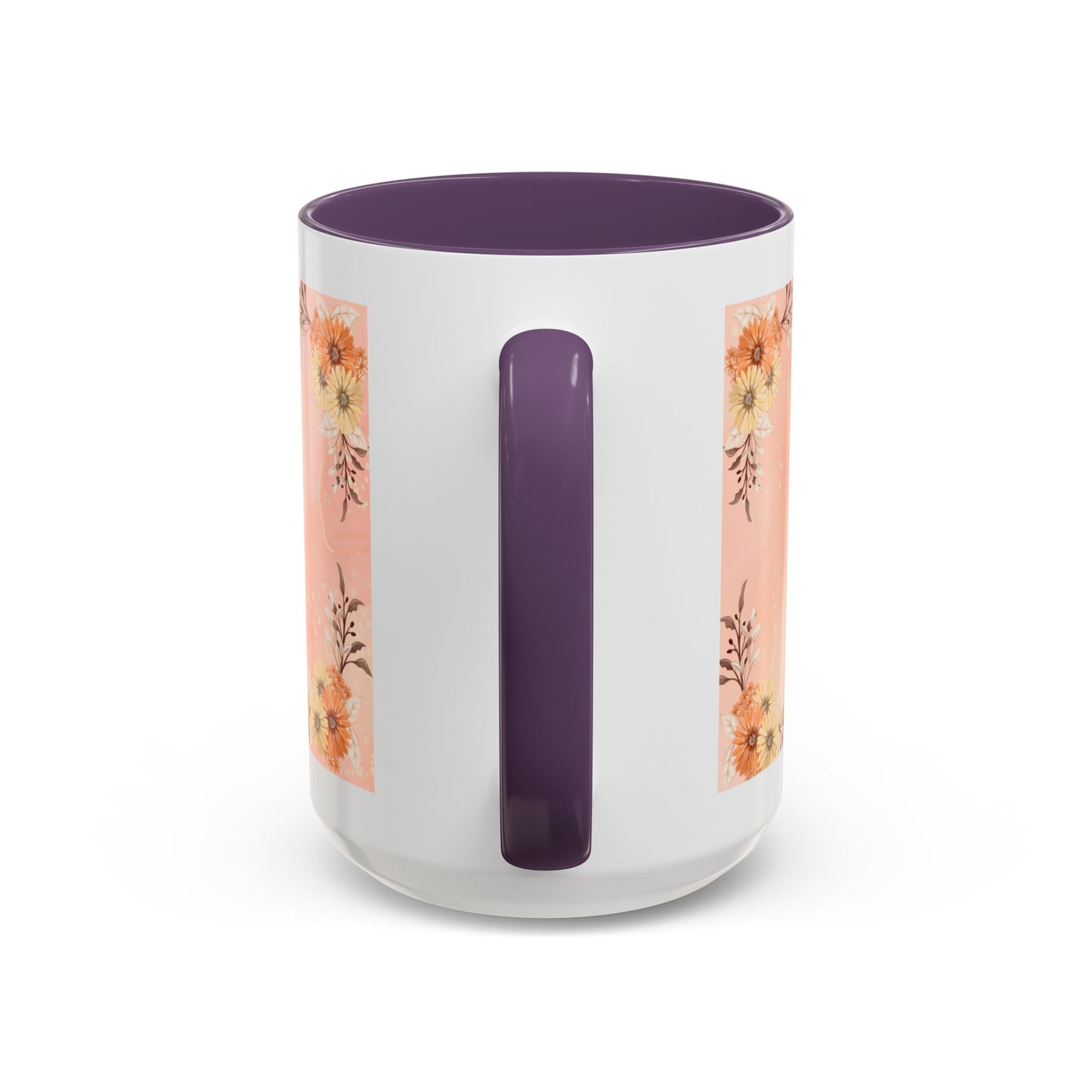 Mom Floral Accent Coffee Mug – Pink Butterfly Mother's Day Gift (11/15oz)