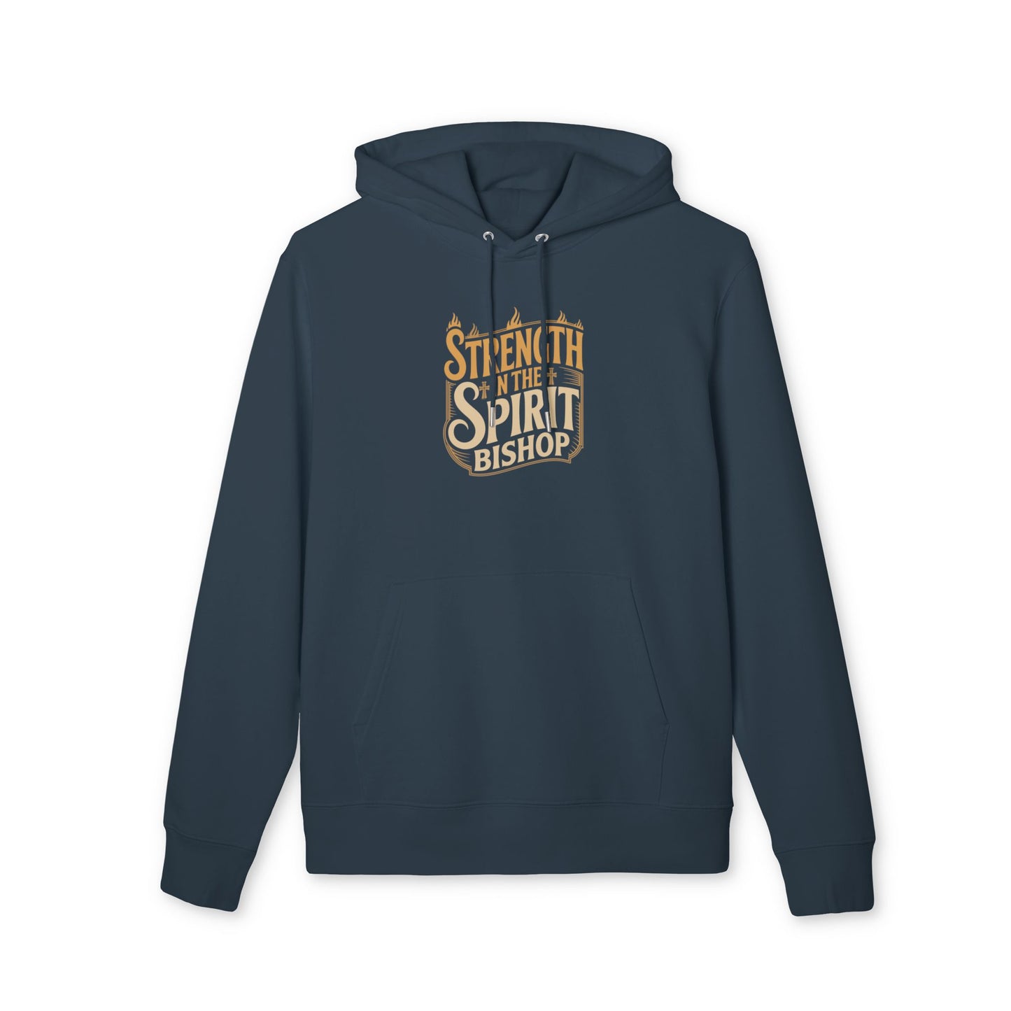 Strength in the Spirit Bishop Hoodie — Inspirational Christian Faith Pullover
