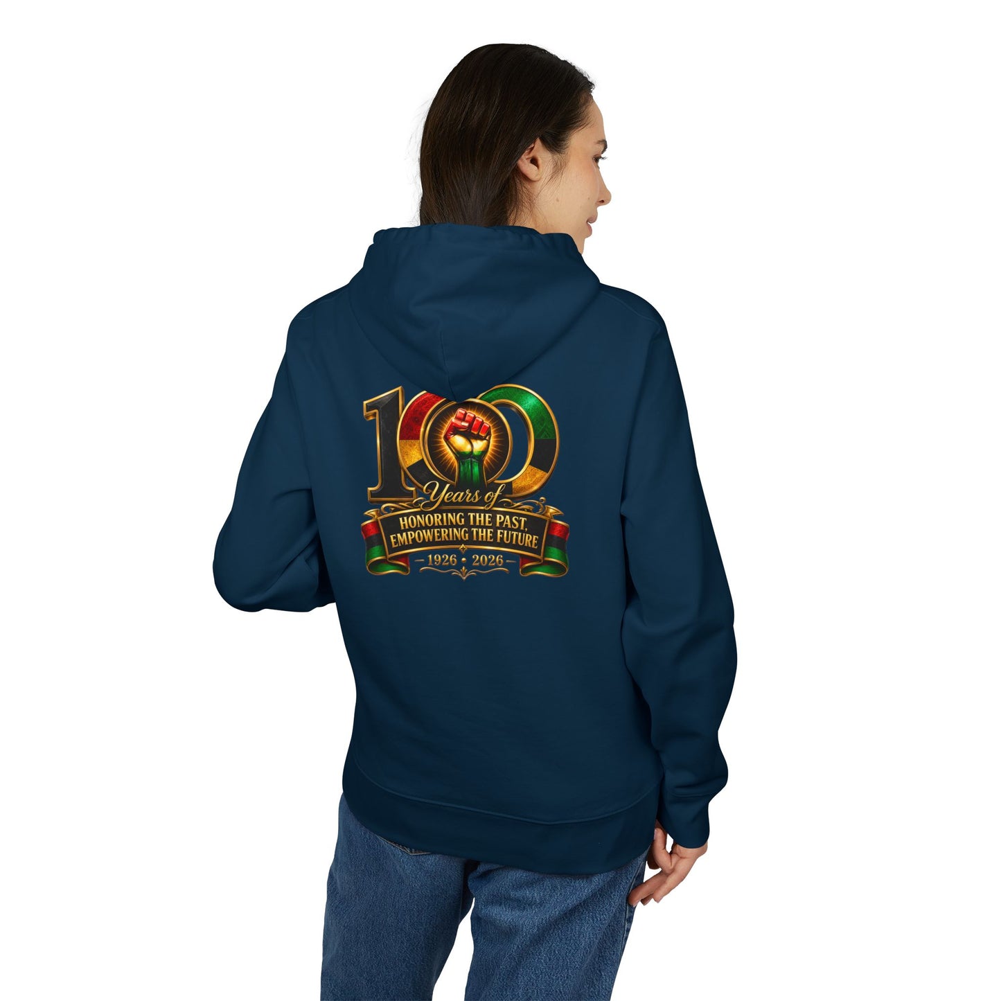 100 Years Commemorative Hoodie - "Honoring the Past, Empowering the Future" Anniversary Sweatshirt