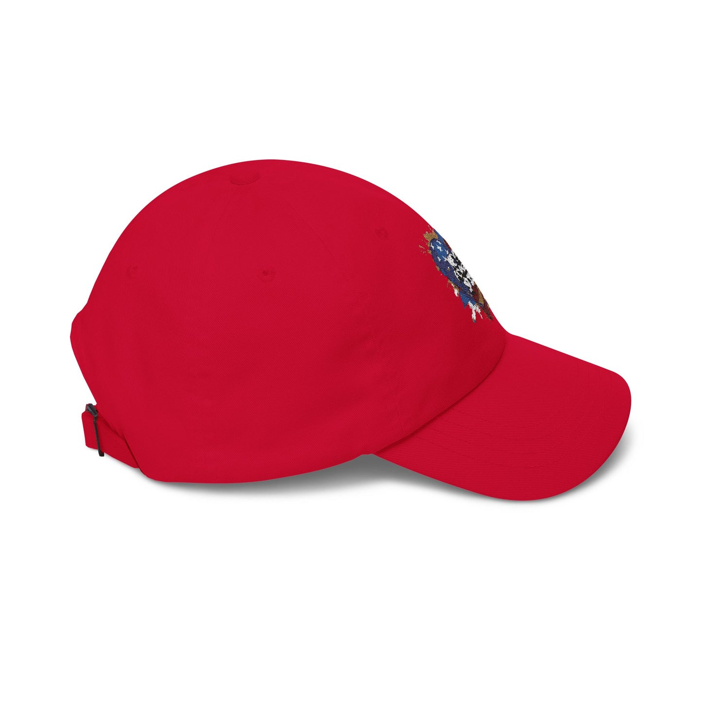 Dad Cap - "Never Forget 9/11" Heart American Flag Tribute Cap