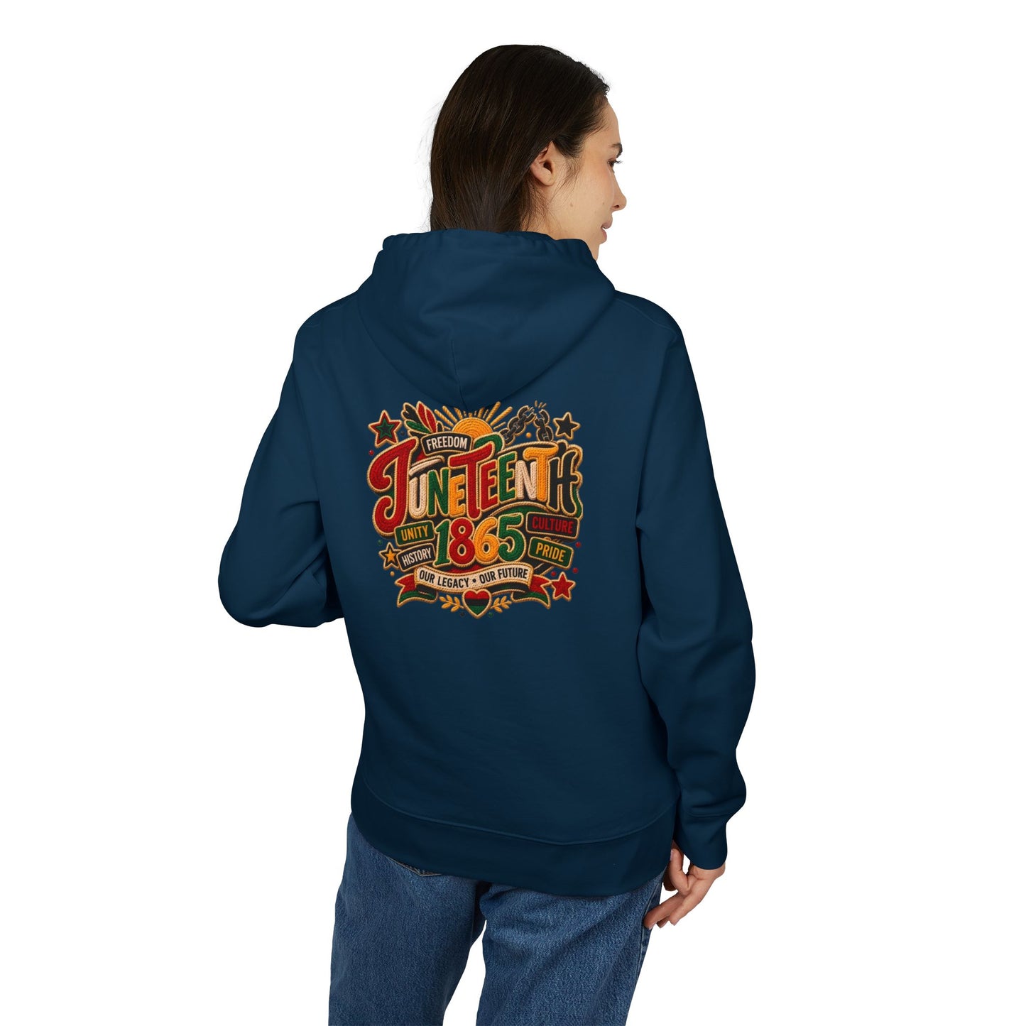 Juneteenth 1865 Hoodie – Celebration Graphic Pullover