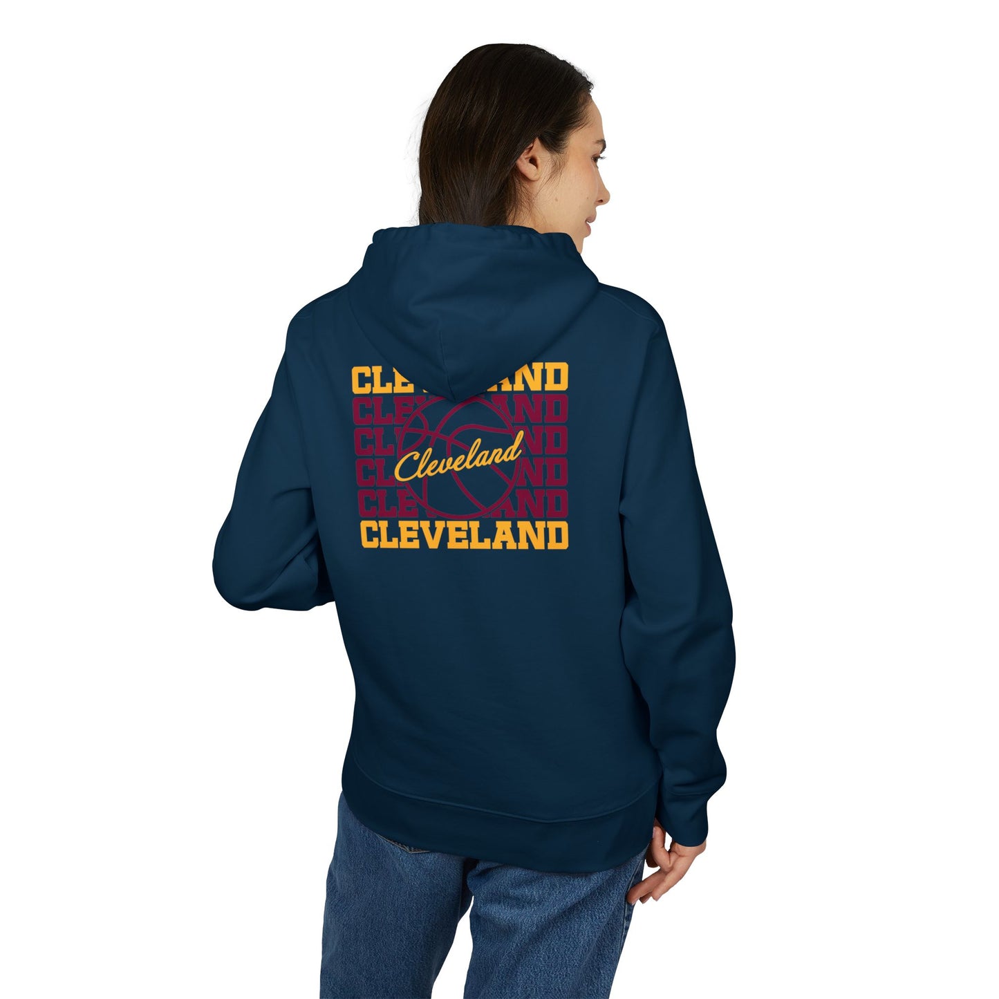 Cleveland Retro Script Hoodie — City Pride Crewneck