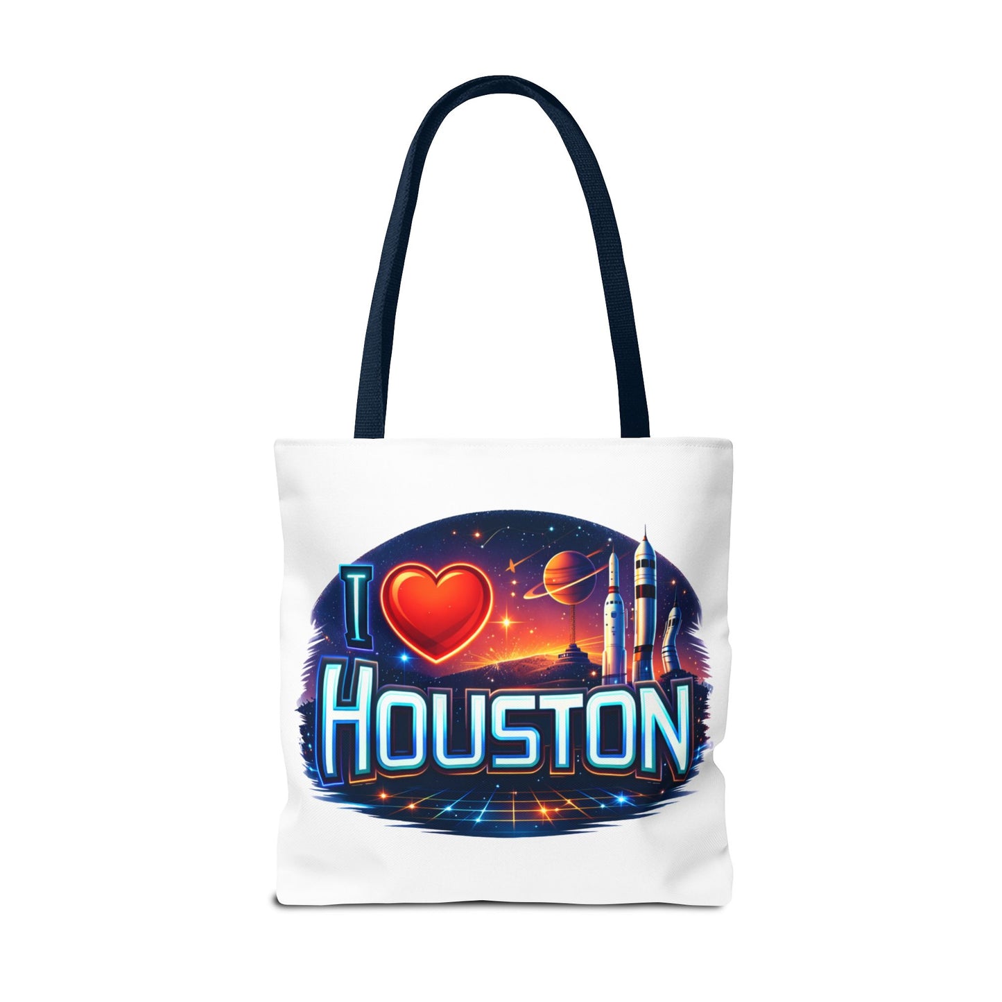 I Houston Retro Space Tote Bag