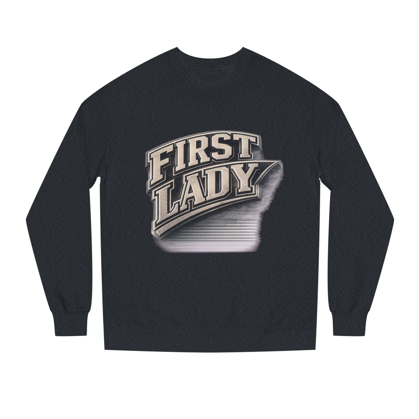 First Lady Graphic Sweatshirt — Vintage Script Crewneck for Women