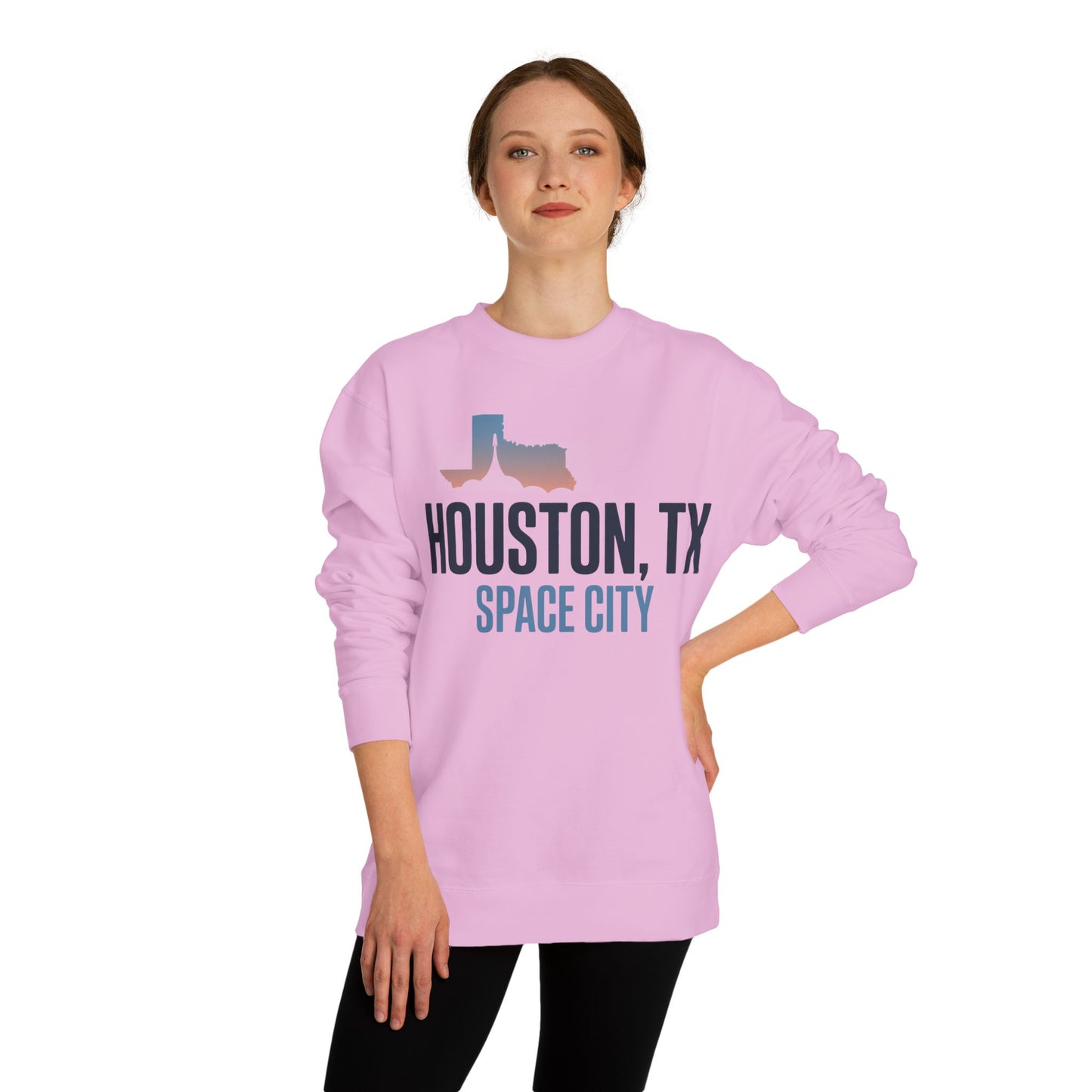 Houston, TX Space City Crewneck Sweatshirt