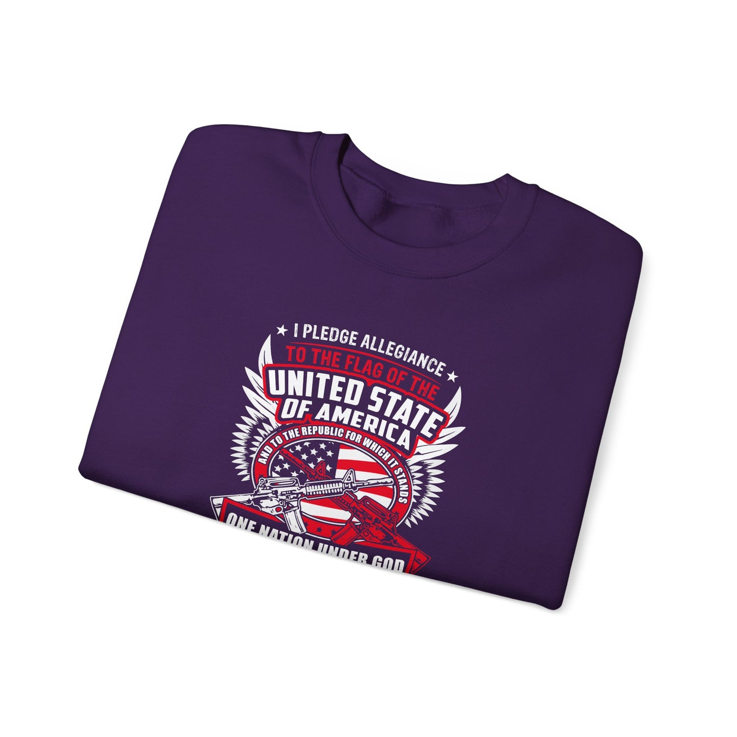 I Pledge Allegiance To the Flag of the of America The Reporlic for Which It Stands One Nation Under God Indivisible With Liberty and Justice for All Sweatshirt