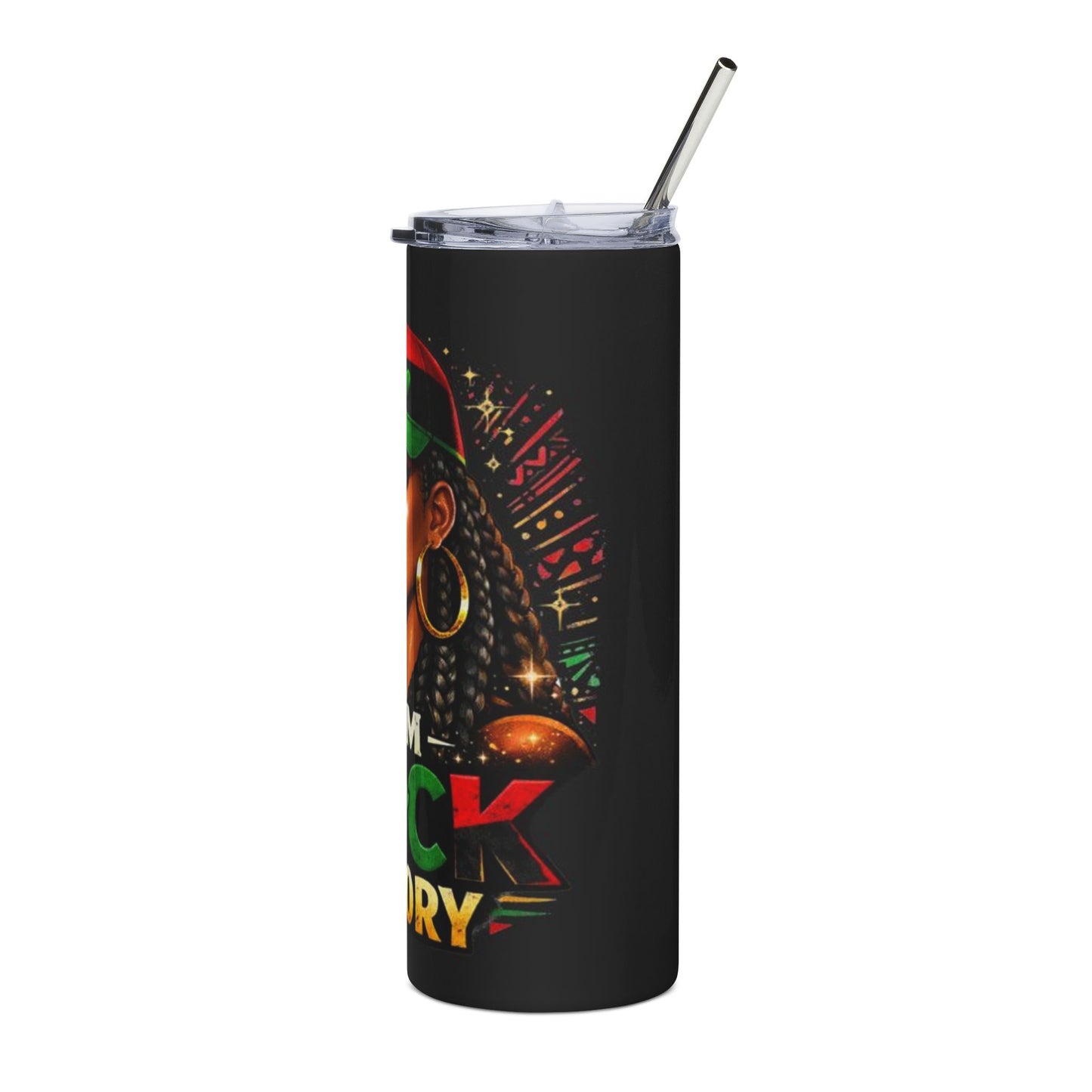 I Am Black History 20oz Stainless Steel Tumbler