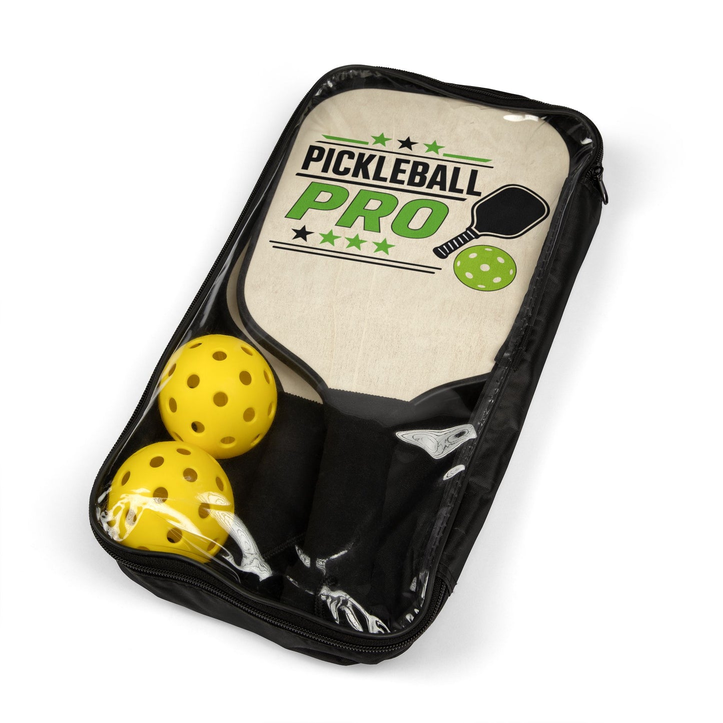 Pickleball Pro Paddle Set – 2-Pack Kit with Balls