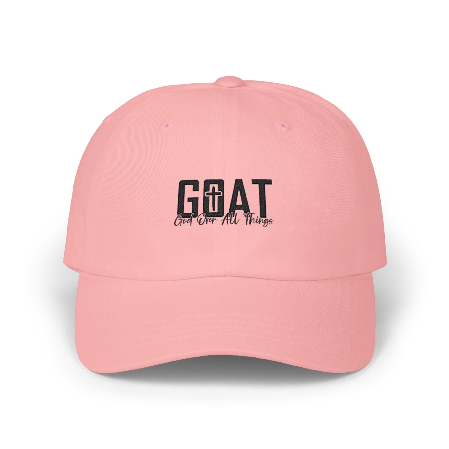 Dad Cap — GOAT (Greatest Of All Time) Embroidered Classic Baseball Hat