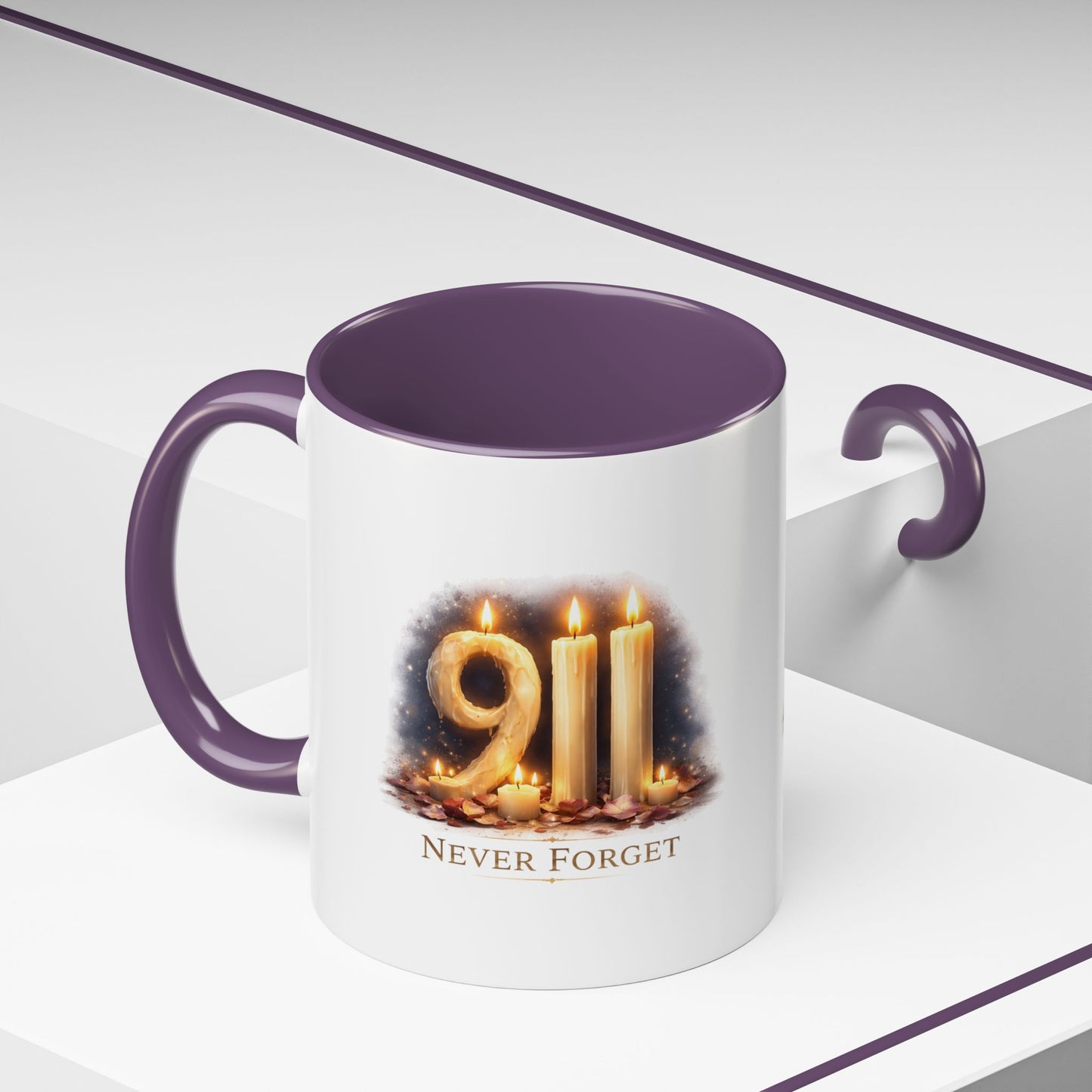 9/11 Never Forget Memorial Coffee Mug