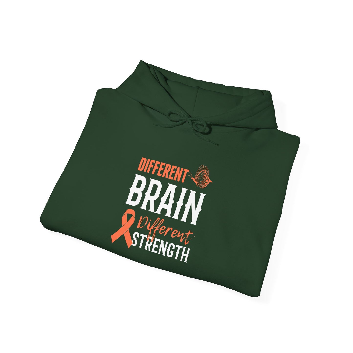 Different Brain Different Strength Hoodie