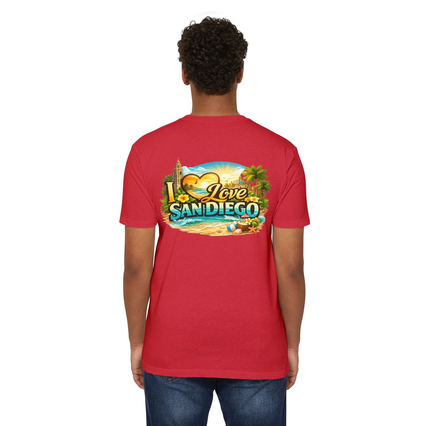 I Love San Diego T-Shirt — Vintage Beach Vacation Tee