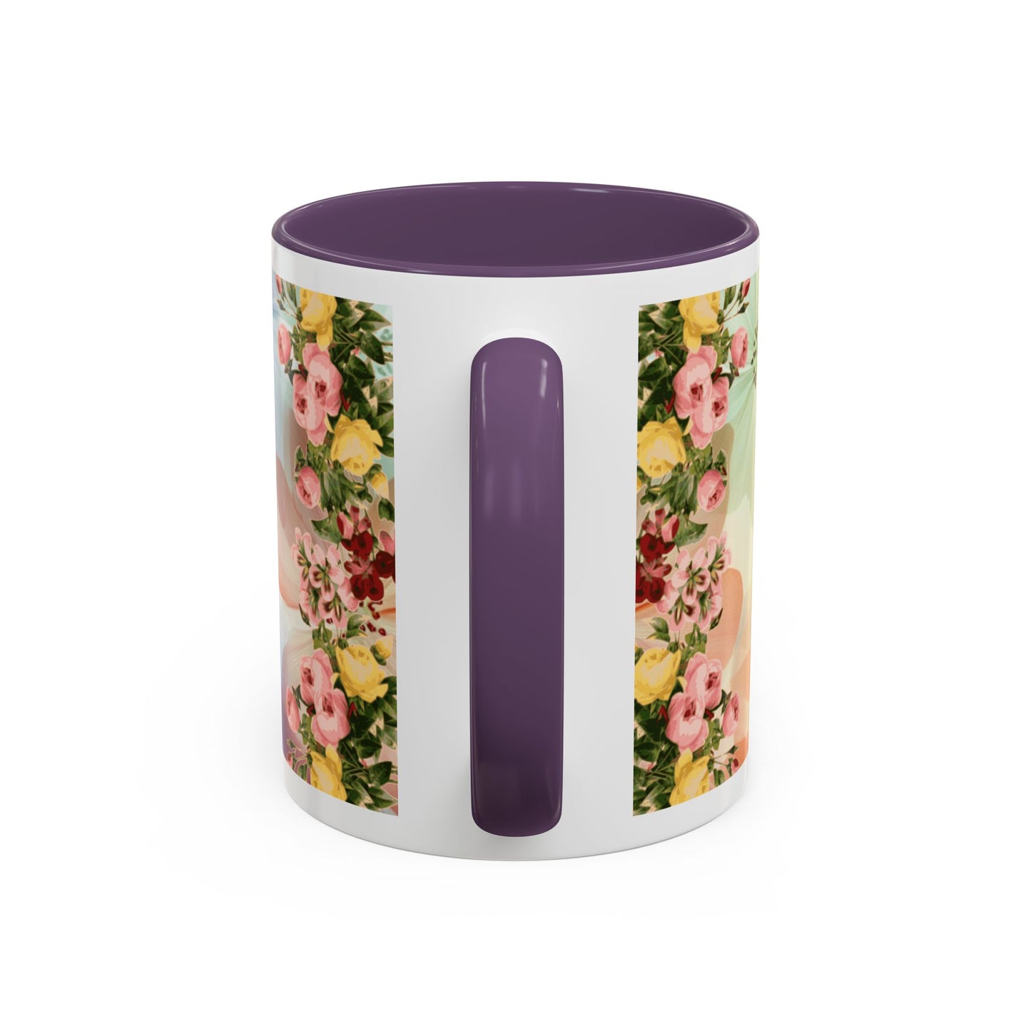 Mother’s Love Accent Coffee Mug – Floral Inspirational Gift (11/15 oz)